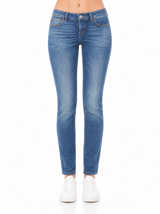 Jeans Gucci "New Leggings" Flora - Lavaggio Medio - Taglia S (40 IT)
