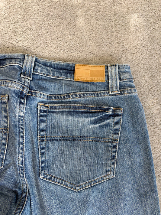 Jeans Tommy Hilfiger Low Rise Boot - Lavaggio Medio Stretch - Taglia M (US 06)