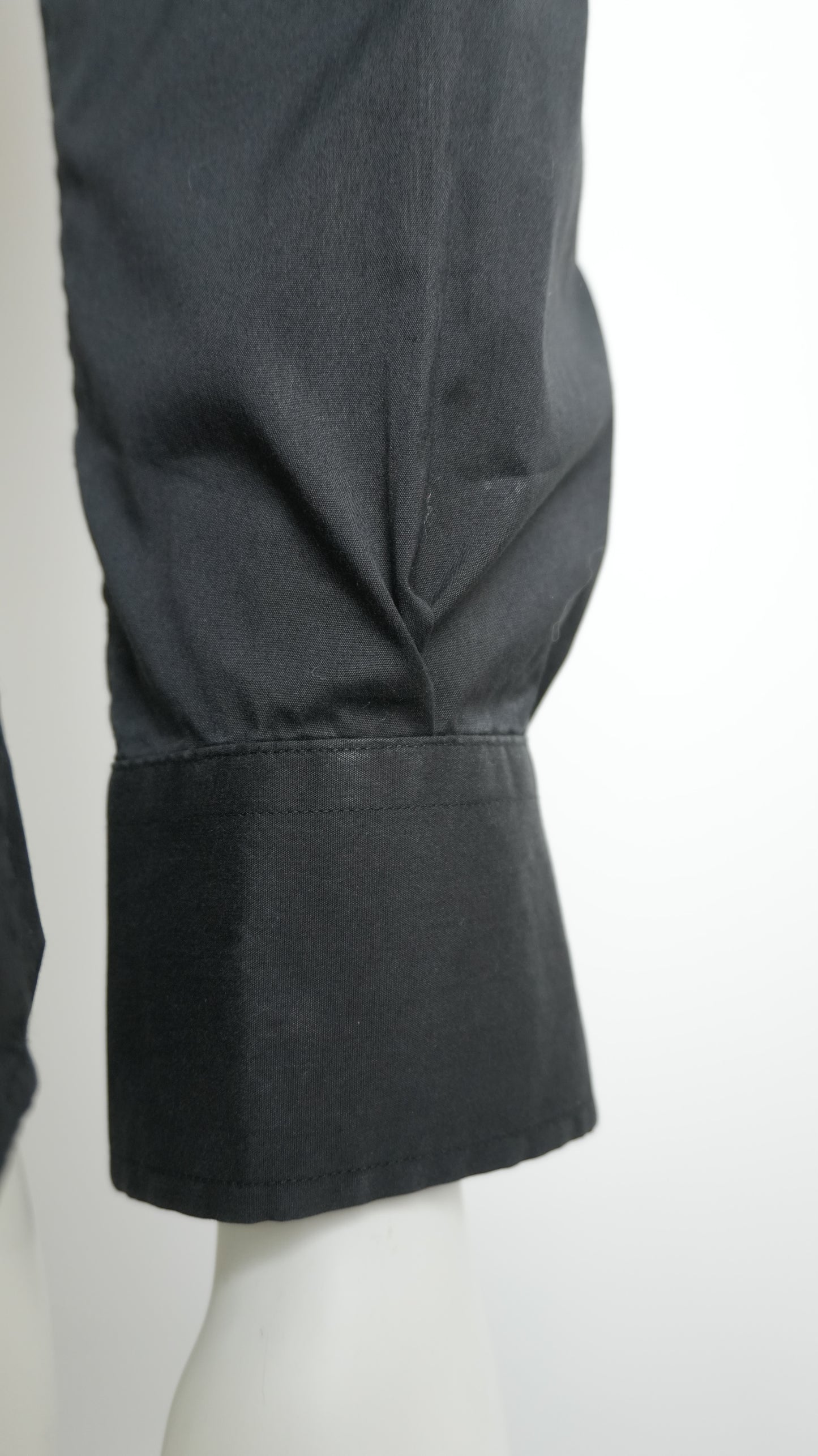 D&G Dolce & Gabbana "Brad" Black Cotton Shirt - Size S