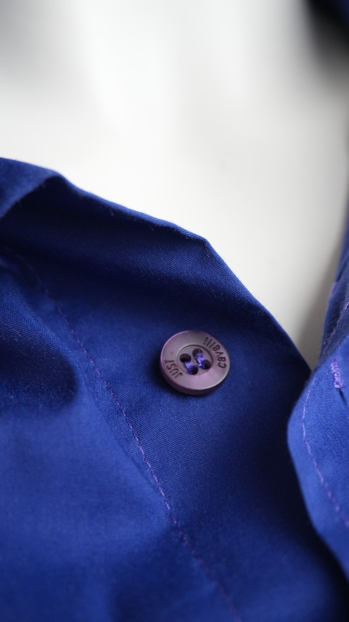 Just Cavalli Women's Electric Blue Shirt - Size M