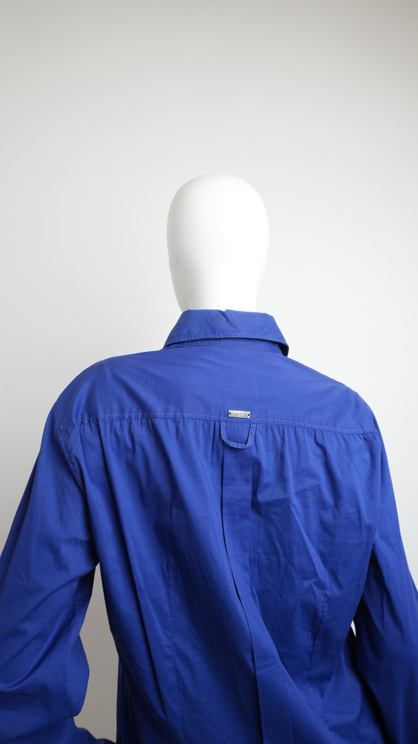 Just Cavalli Women's Electric Blue Shirt - Size M