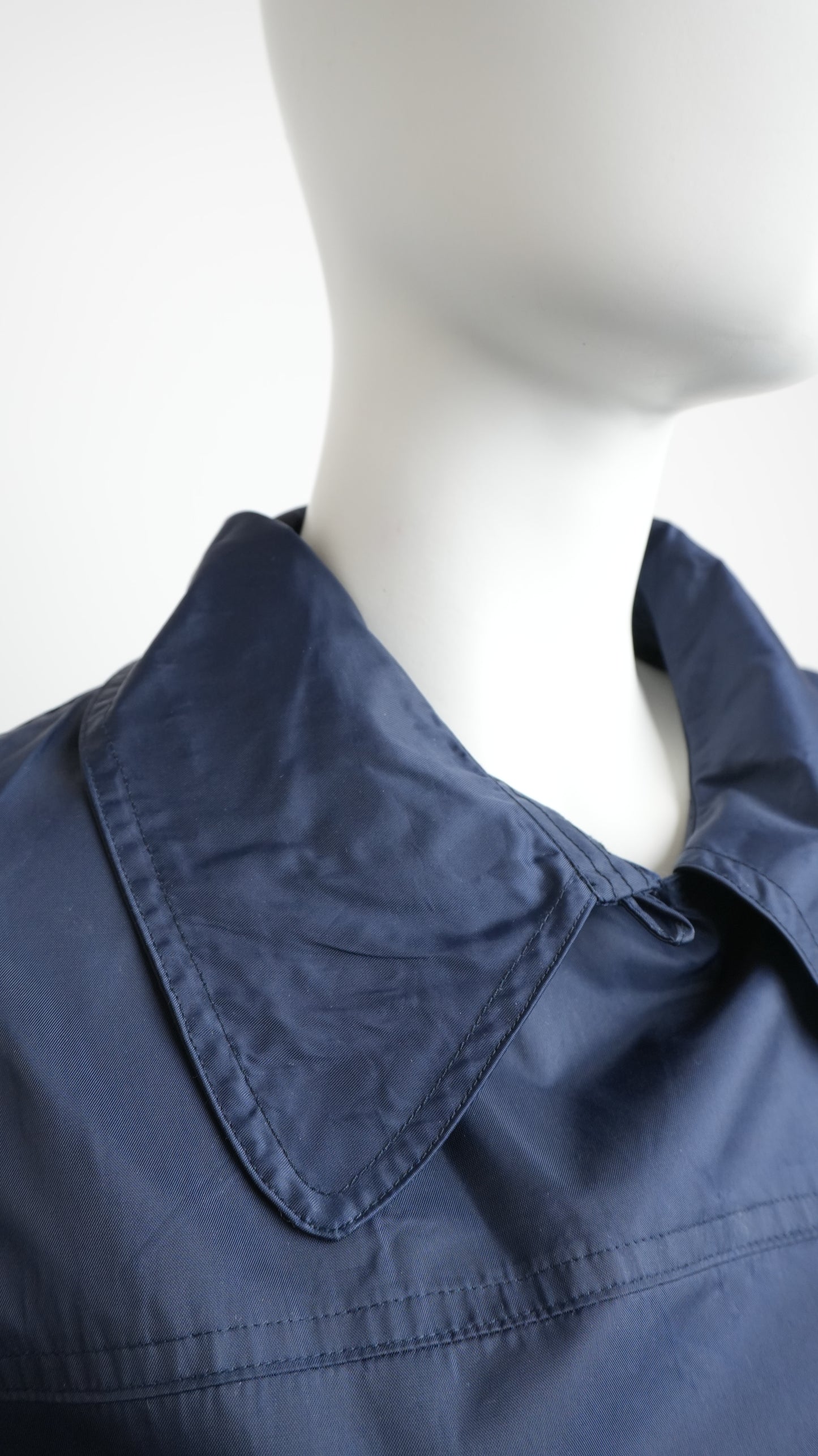 Valentino Jeans Women's Blue Trench Coat with Belt - Size S