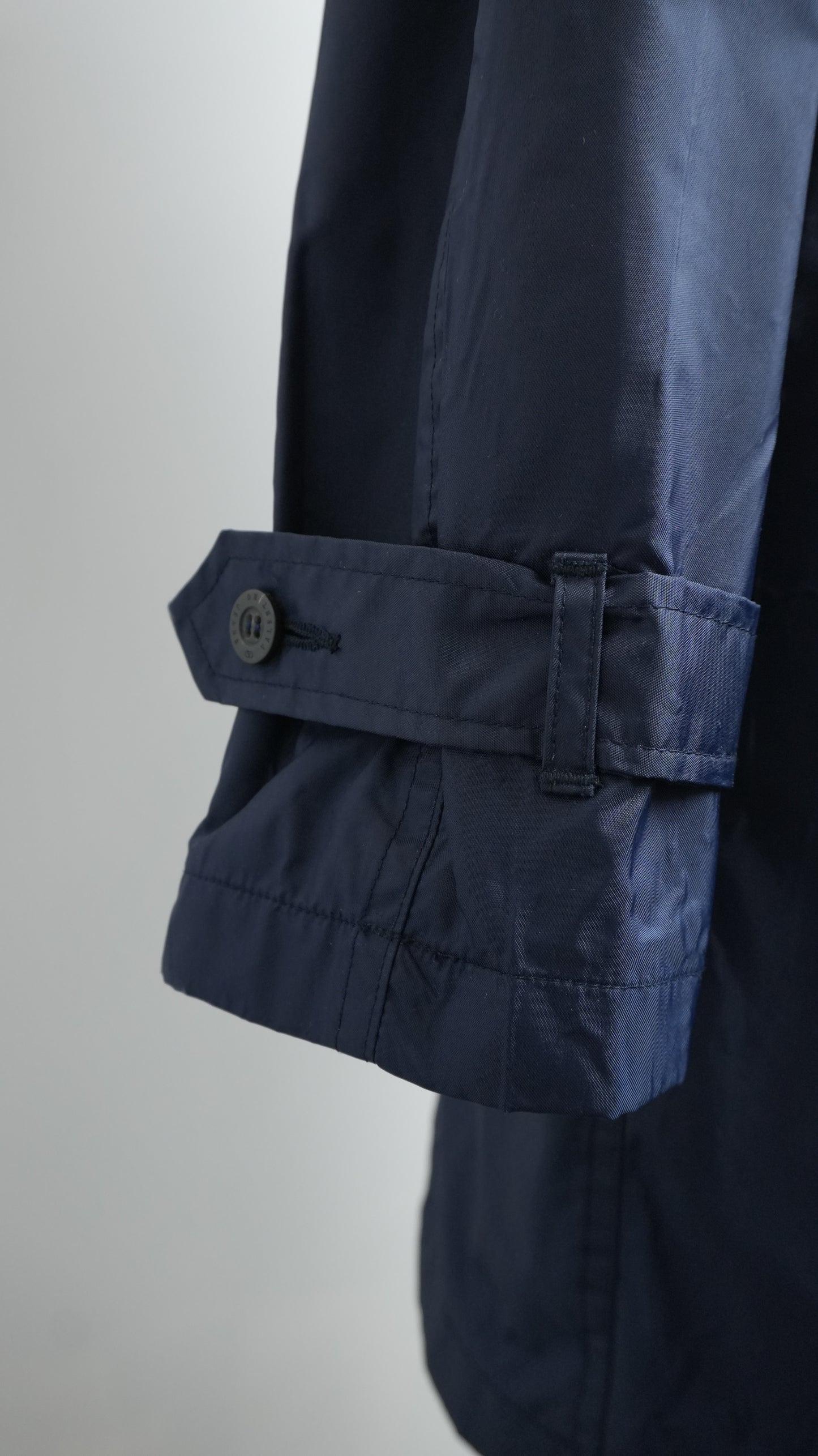 Valentino Jeans Women's Blue Trench Coat with Belt - Size S