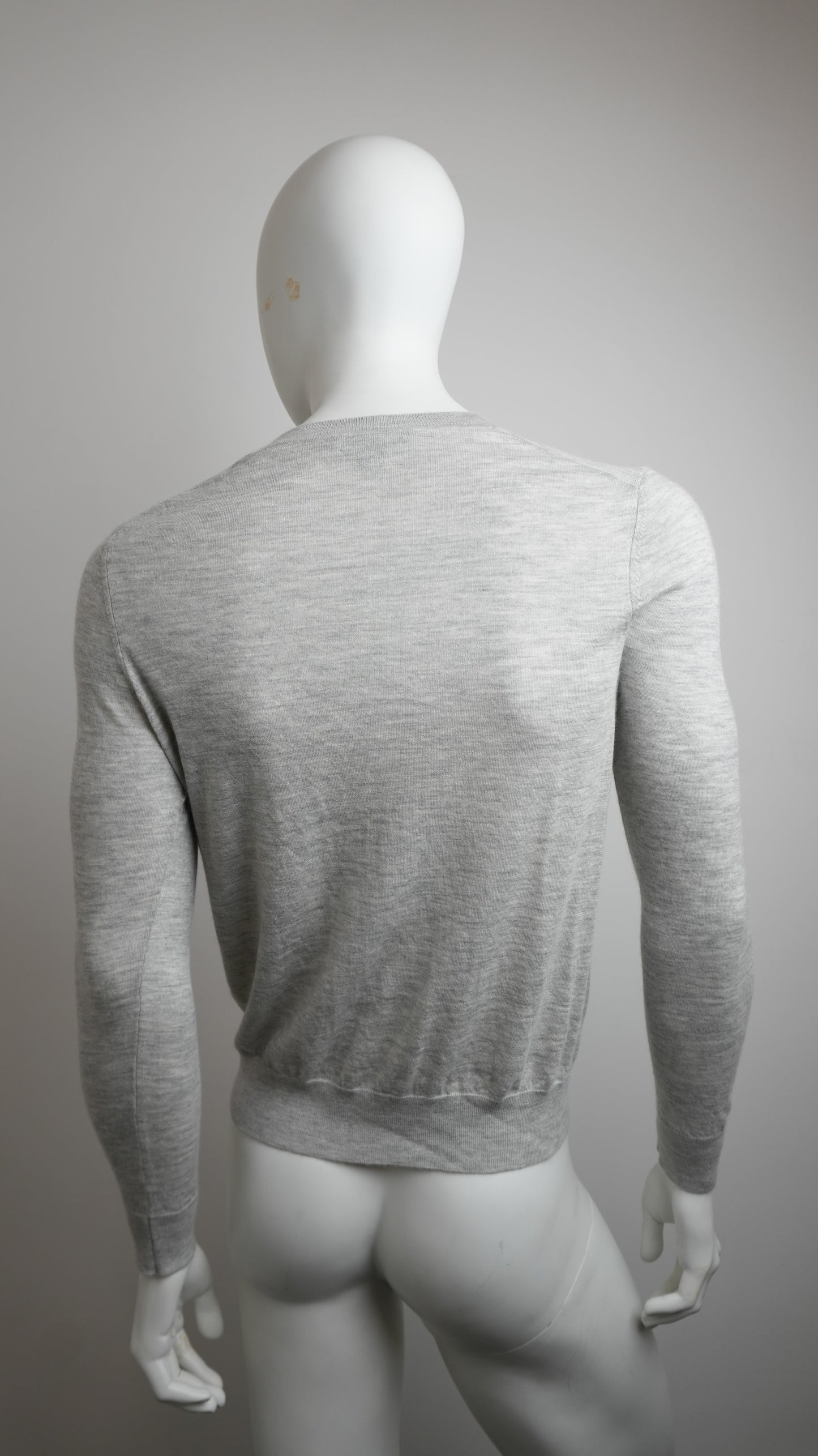 Men's Gobi 100% Mongolian Cashmere Cardigan Light Grey - Size M