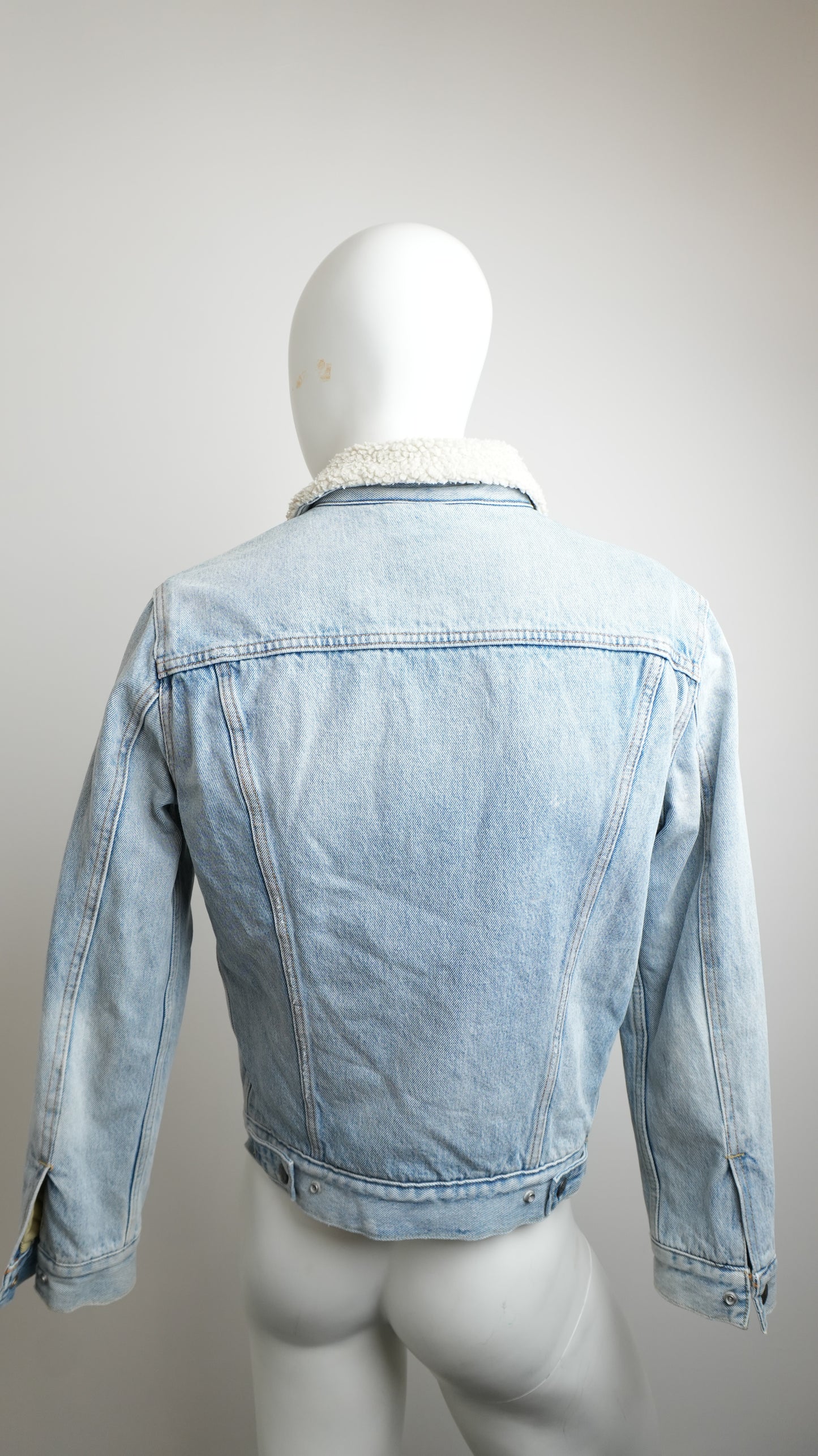 Levi's Men's Contrast Acid Wash Denim Jacket - Size S
