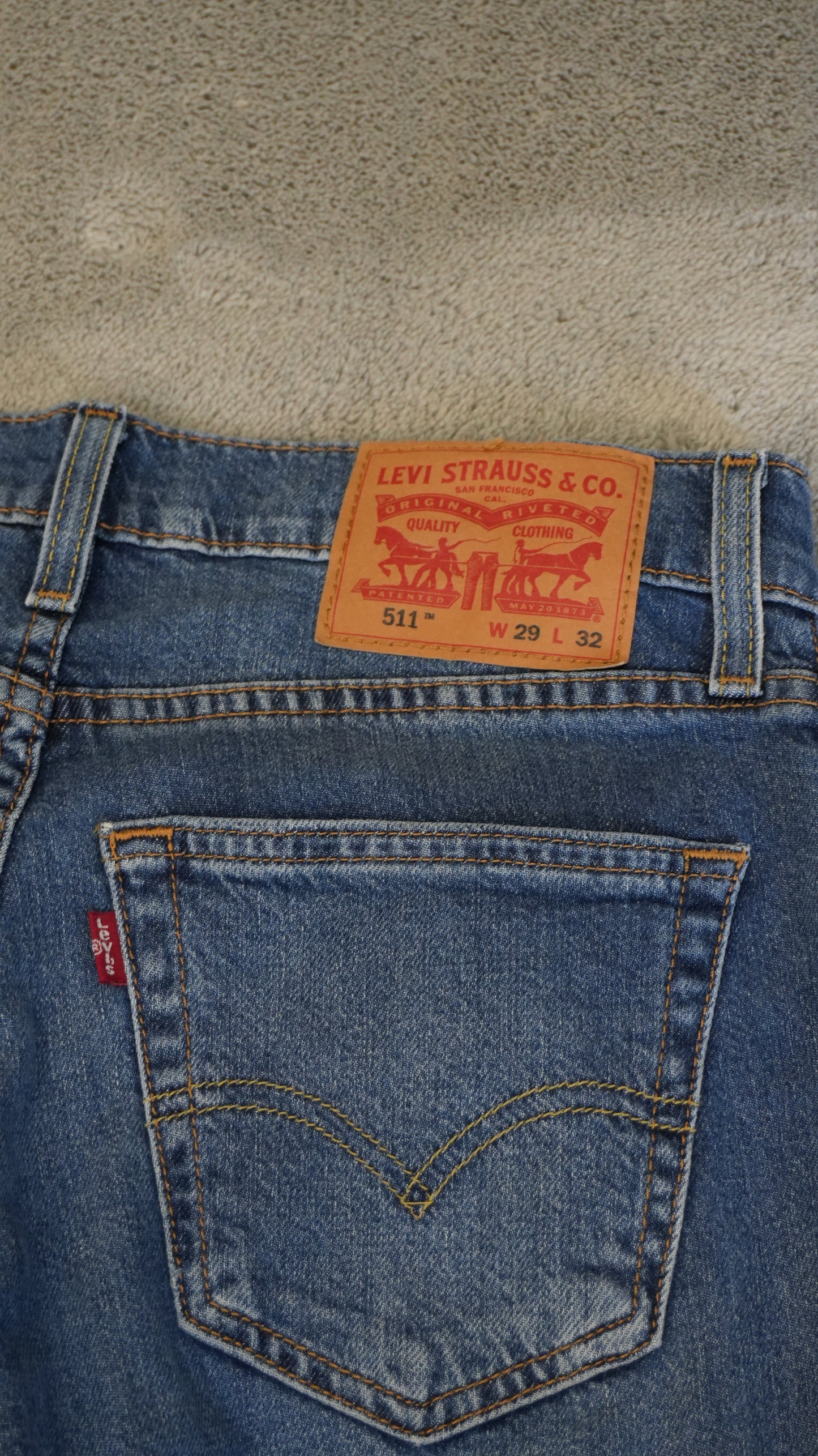 Jeans Levi's 511 Slim Fit - Lavaggio Medio - W29 L32
