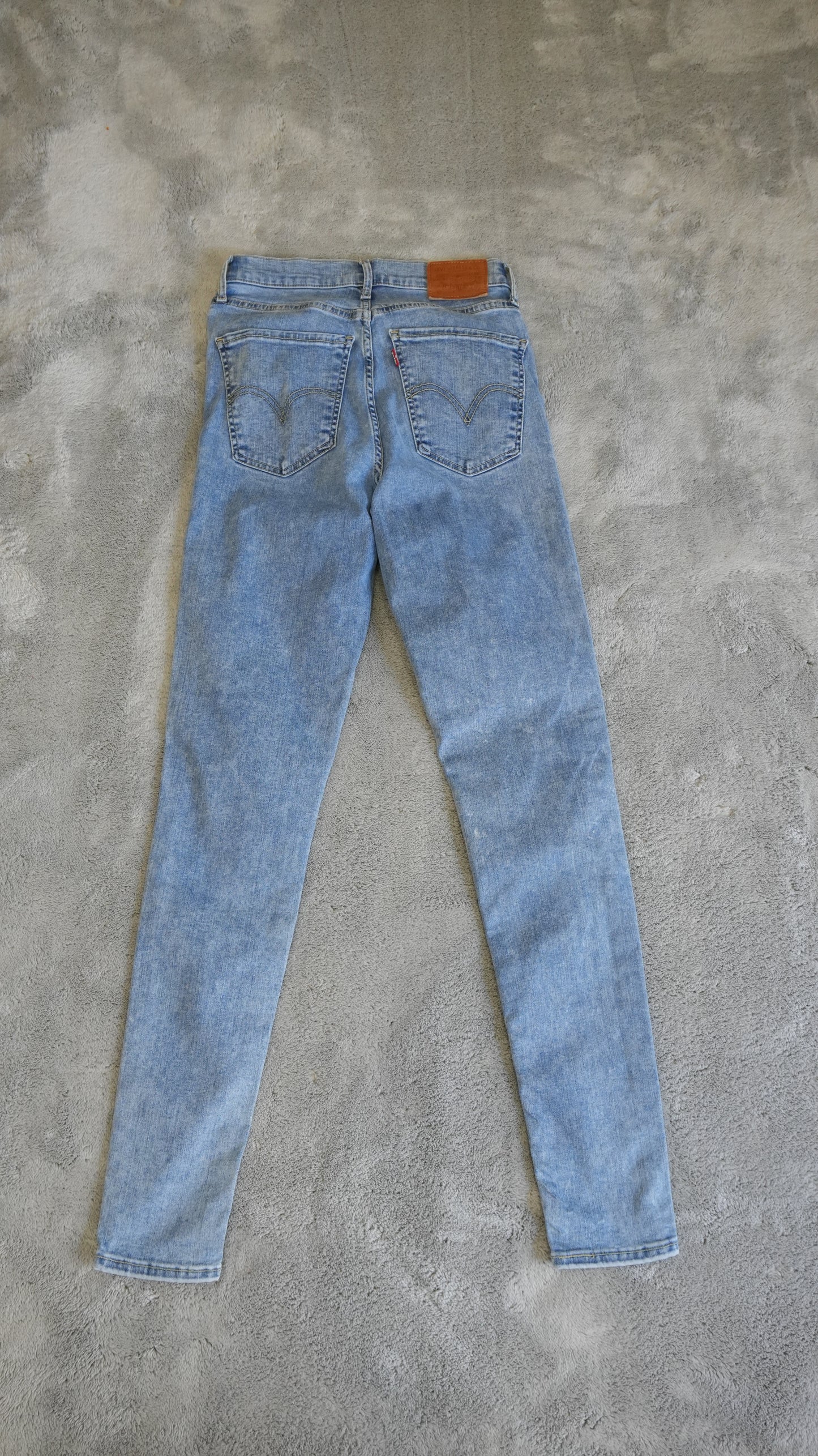 Jeans Levi's Mile High Super Skinny - Lavaggio Chiaro - W27 (S)