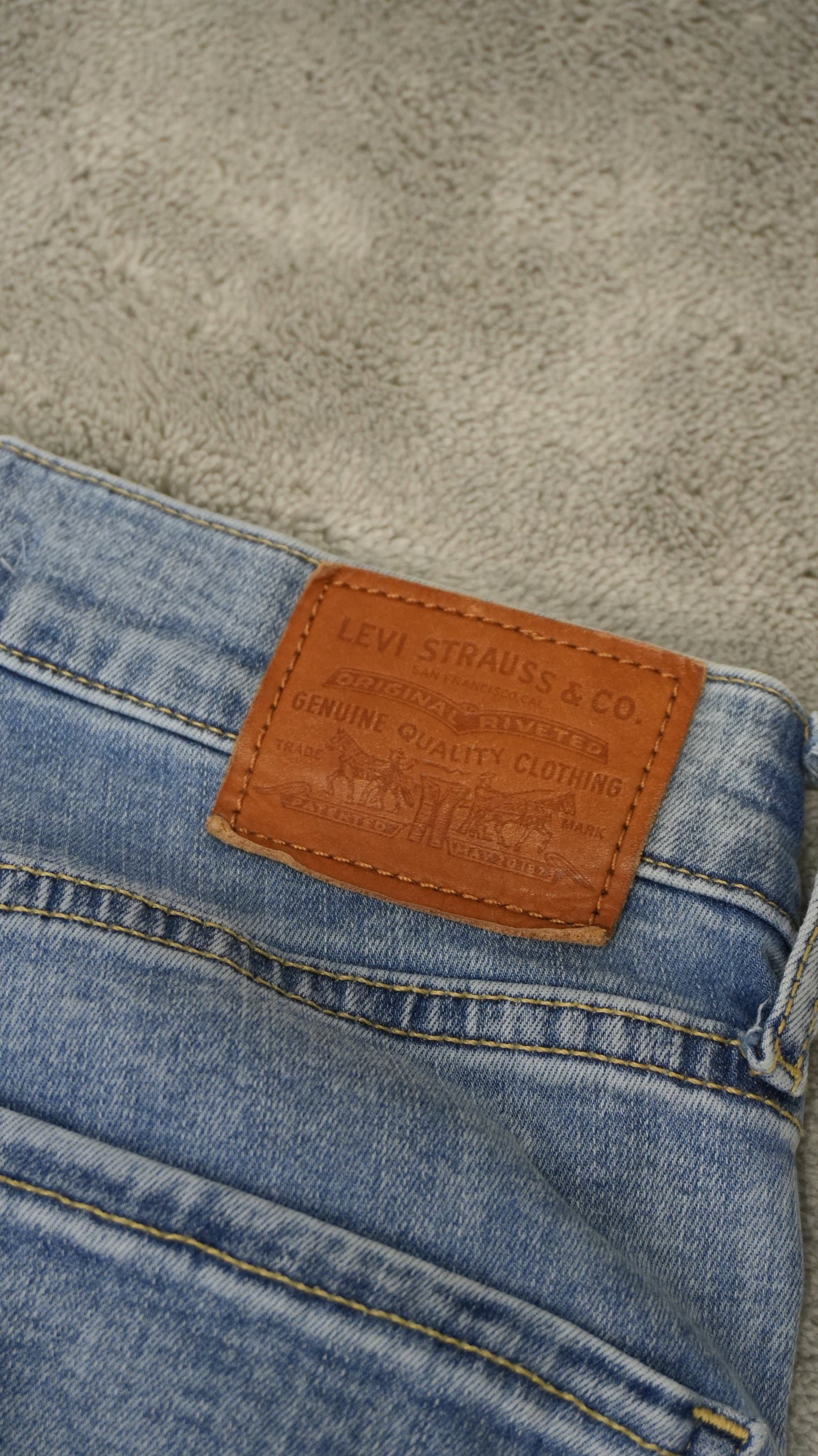 Jeans Levi's Mile High Super Skinny - Lavaggio Chiaro - W27 (S)