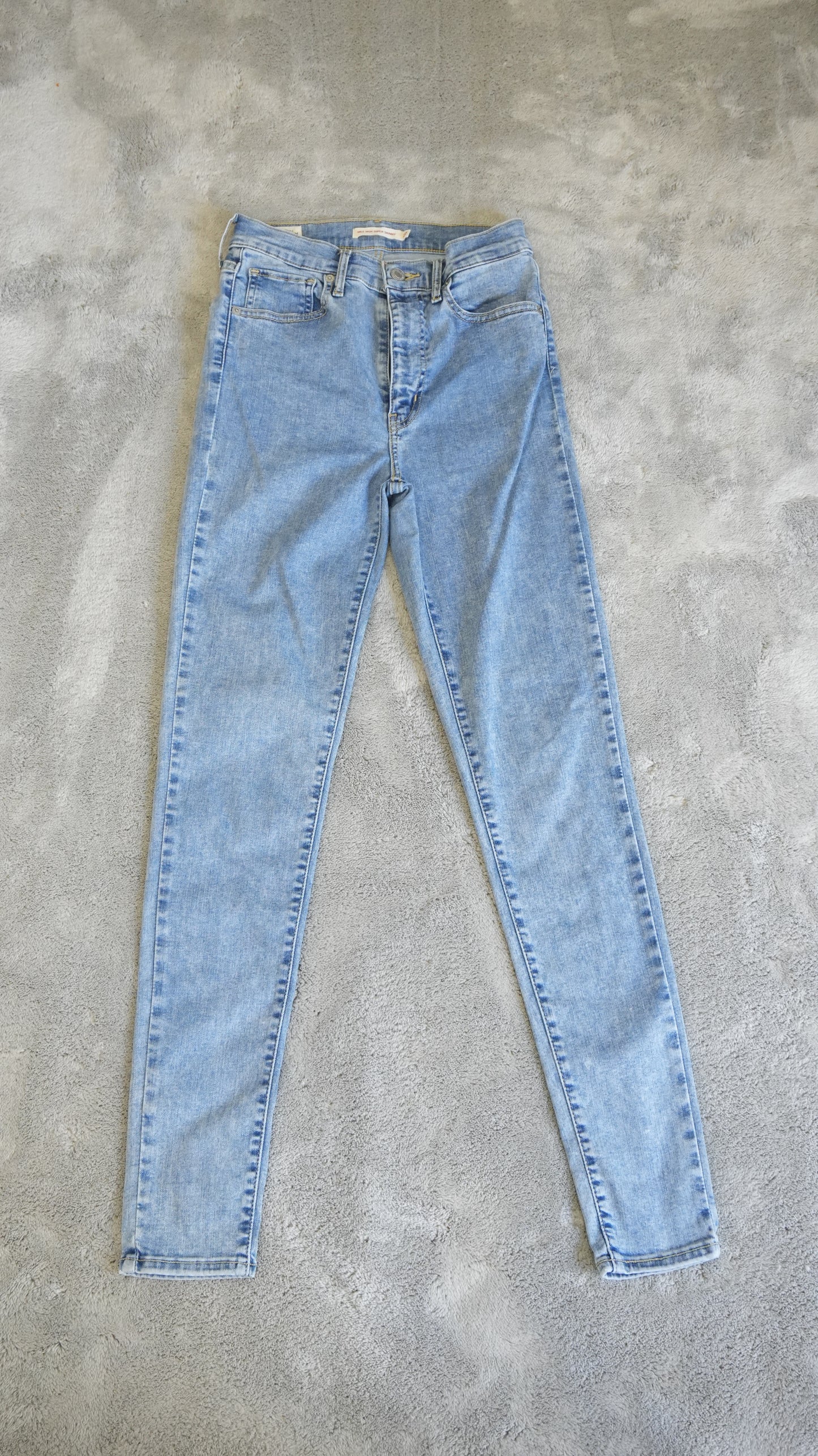 Jeans Levi's Mile High Super Skinny - Lavaggio Chiaro - W27 (S)