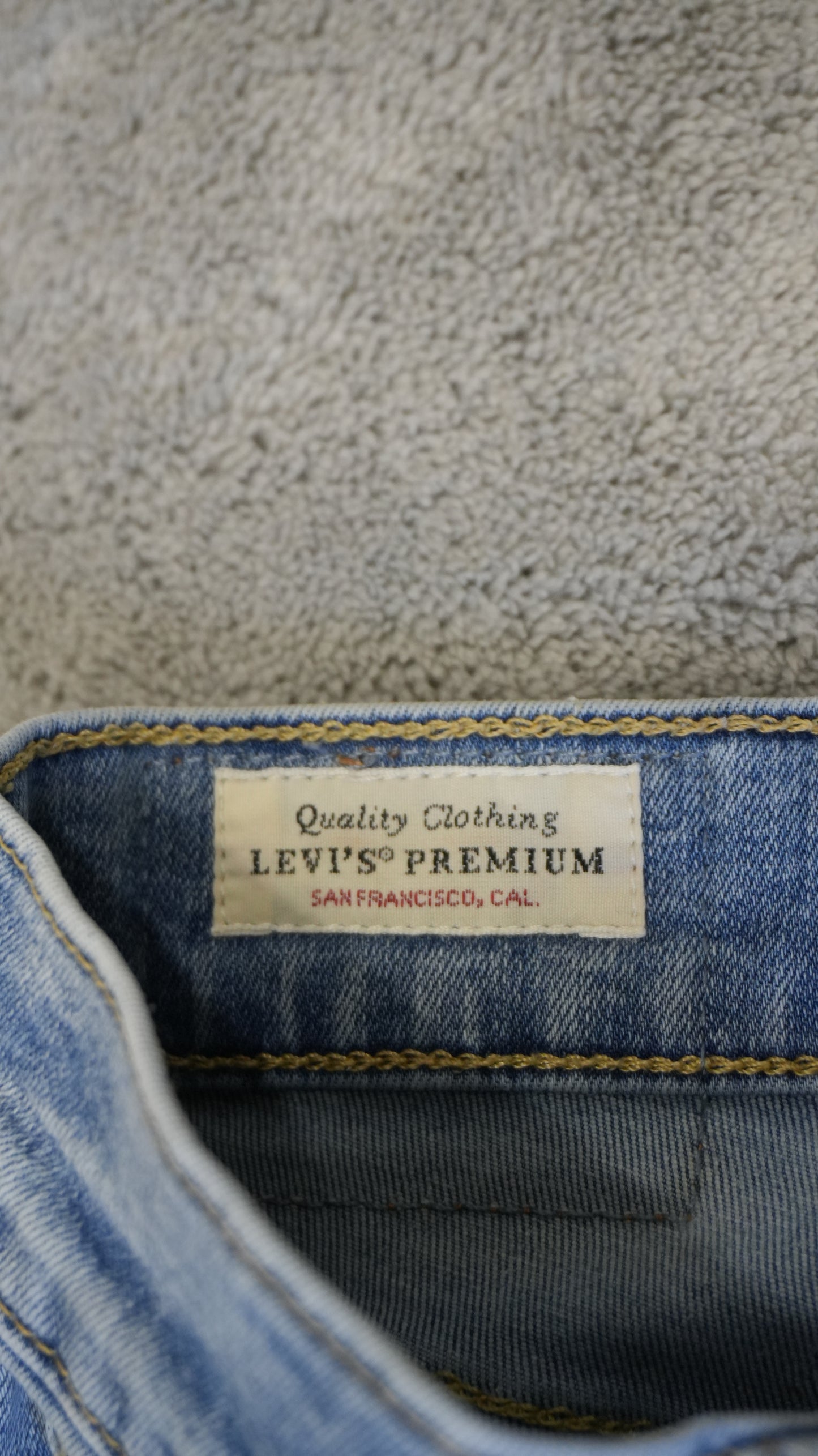 Jeans Levi's Mile High Super Skinny - Lavaggio Chiaro - W27 (S)