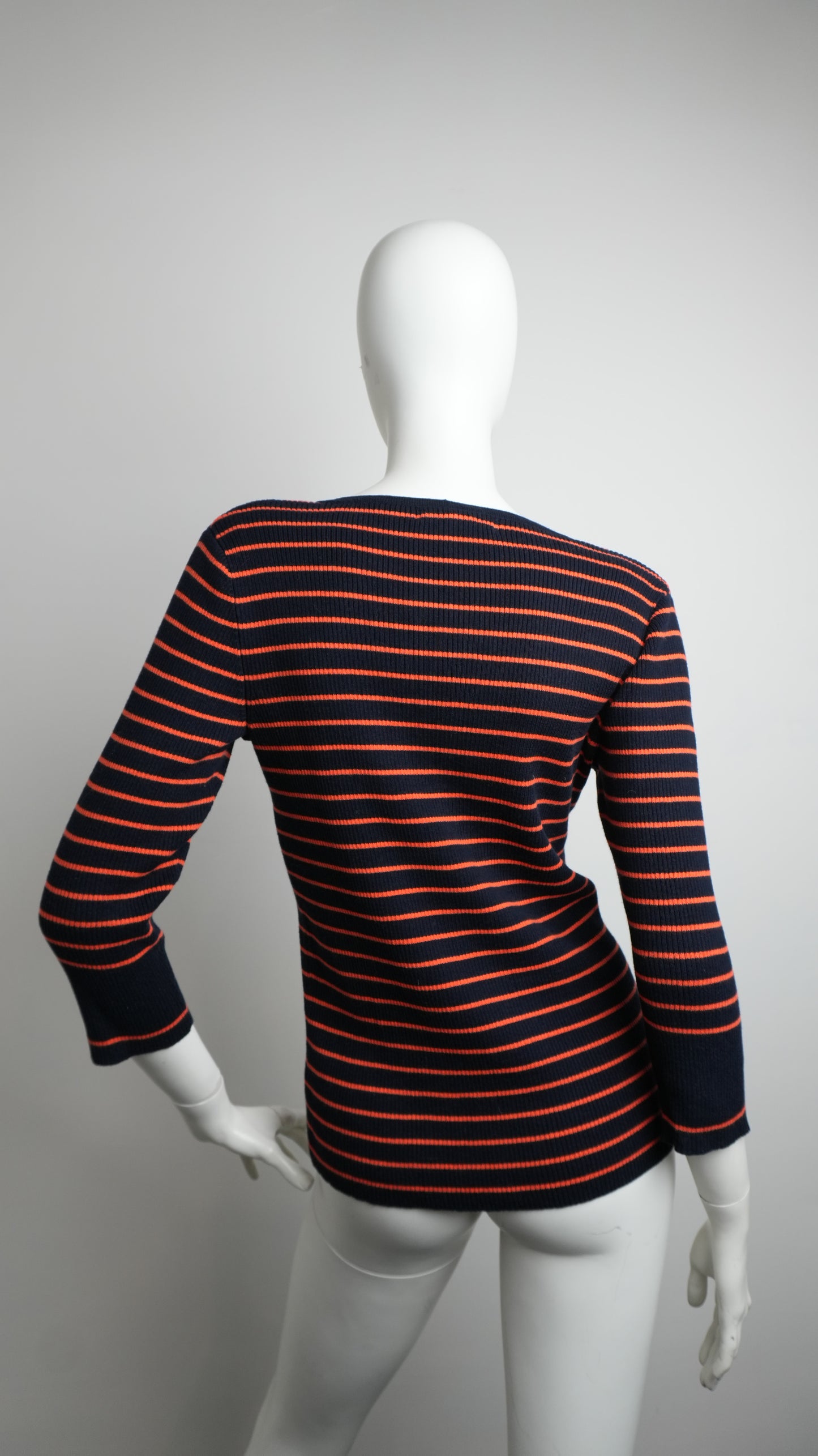 Pullvoer Lauren Ralph Lauren Donna - Righe Blu e Arancioni - Taglia XS
