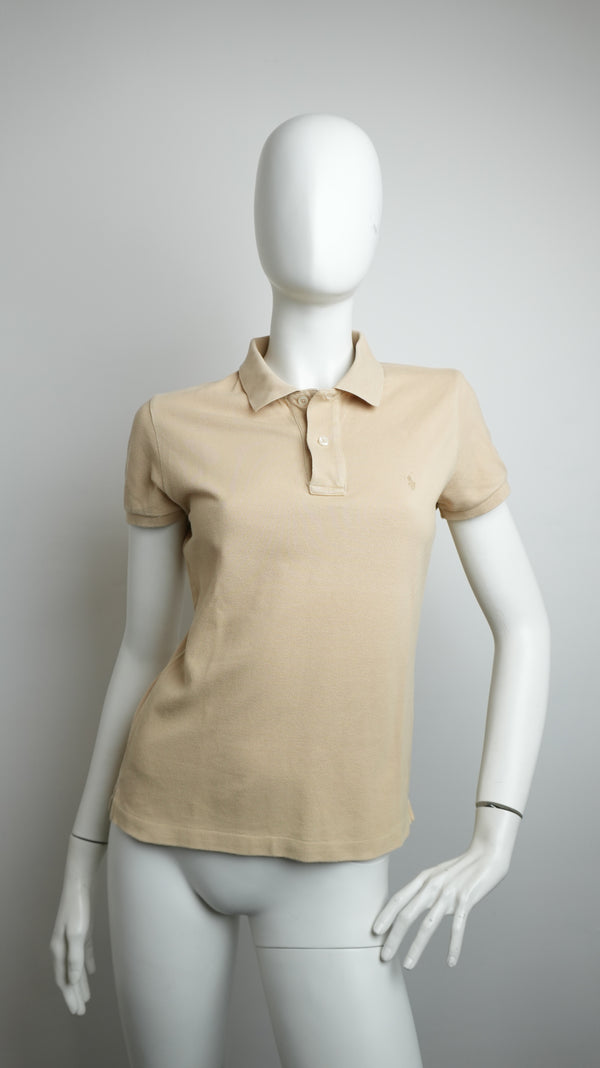 Polo Ralph Lauren Donna Modello The Skinny Polo - Beige - Taglia M