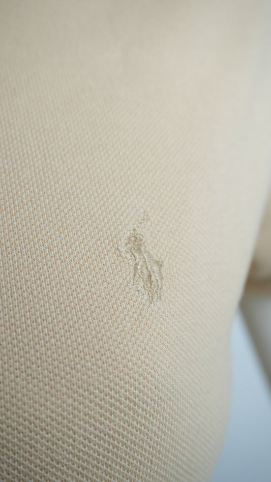 Polo Ralph Lauren Donna Modello The Skinny Polo - Beige - Taglia M