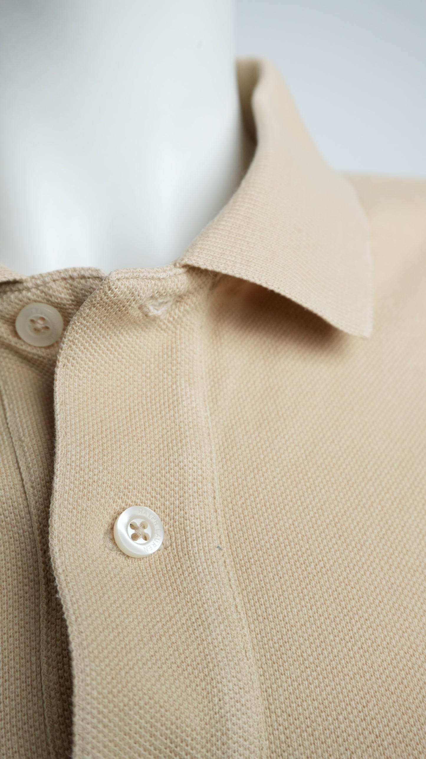 Polo Ralph Lauren Donna Modello The Skinny Polo - Beige - Taglia M