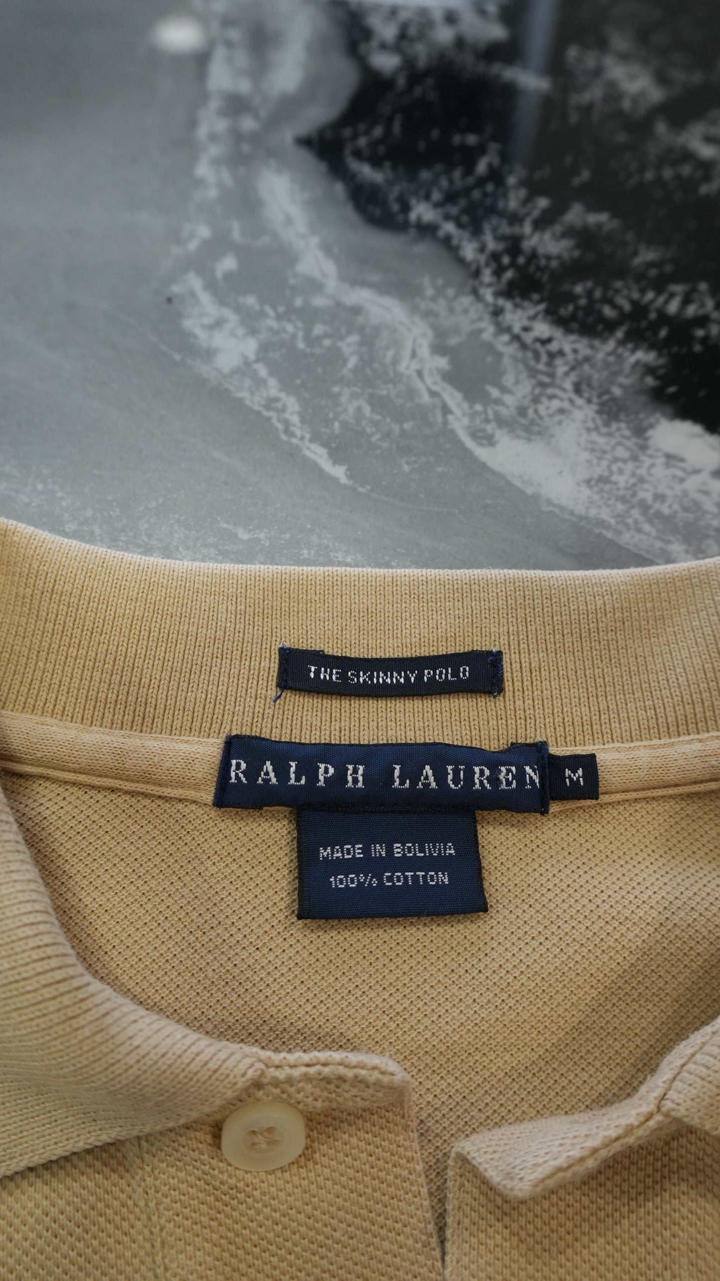 Polo Ralph Lauren Donna Modello The Skinny Polo - Beige - Taglia M