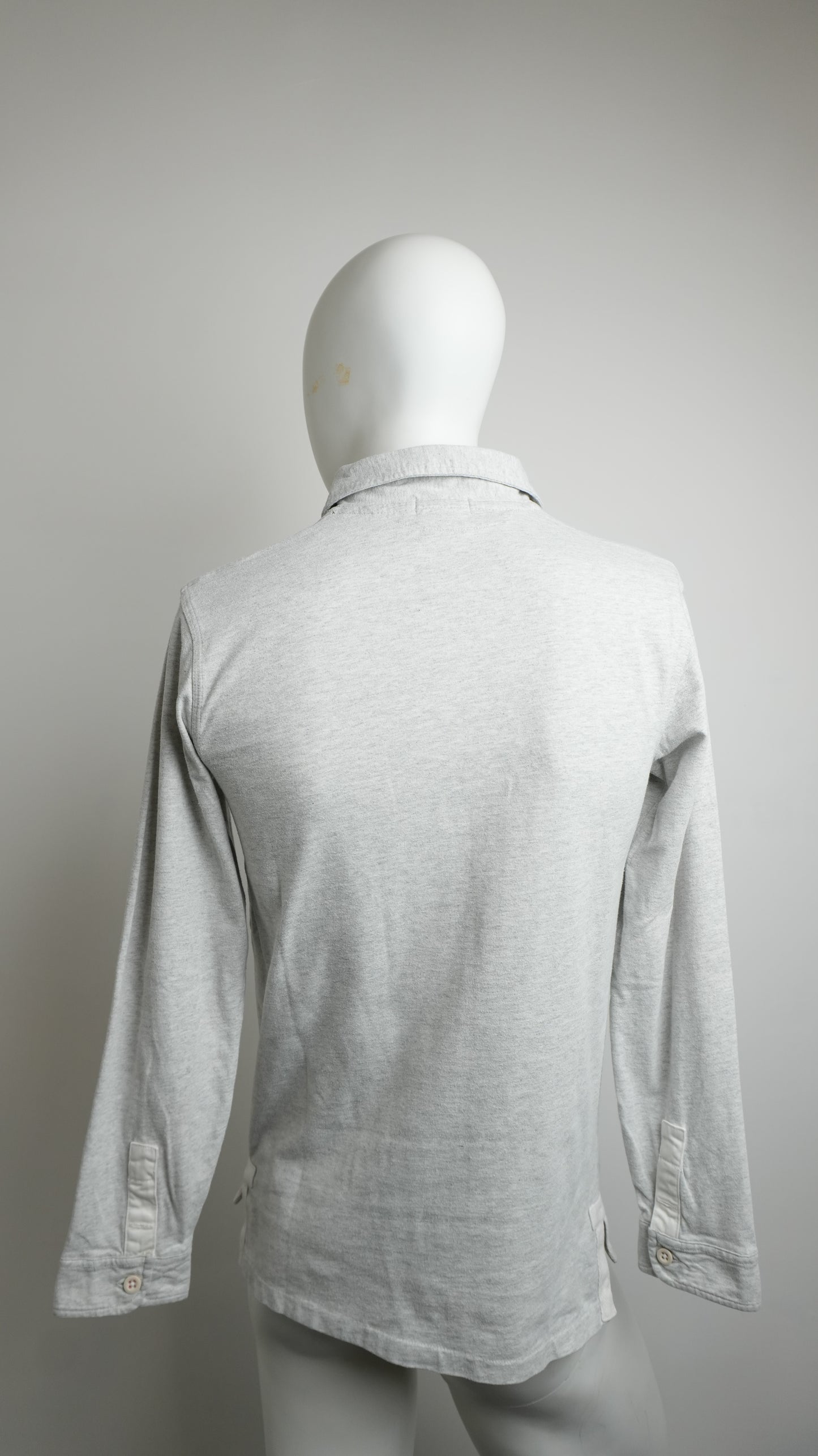 Polo a Maniche Lunghe Ralph Lauren Uomo - Grigio - Taglia L
