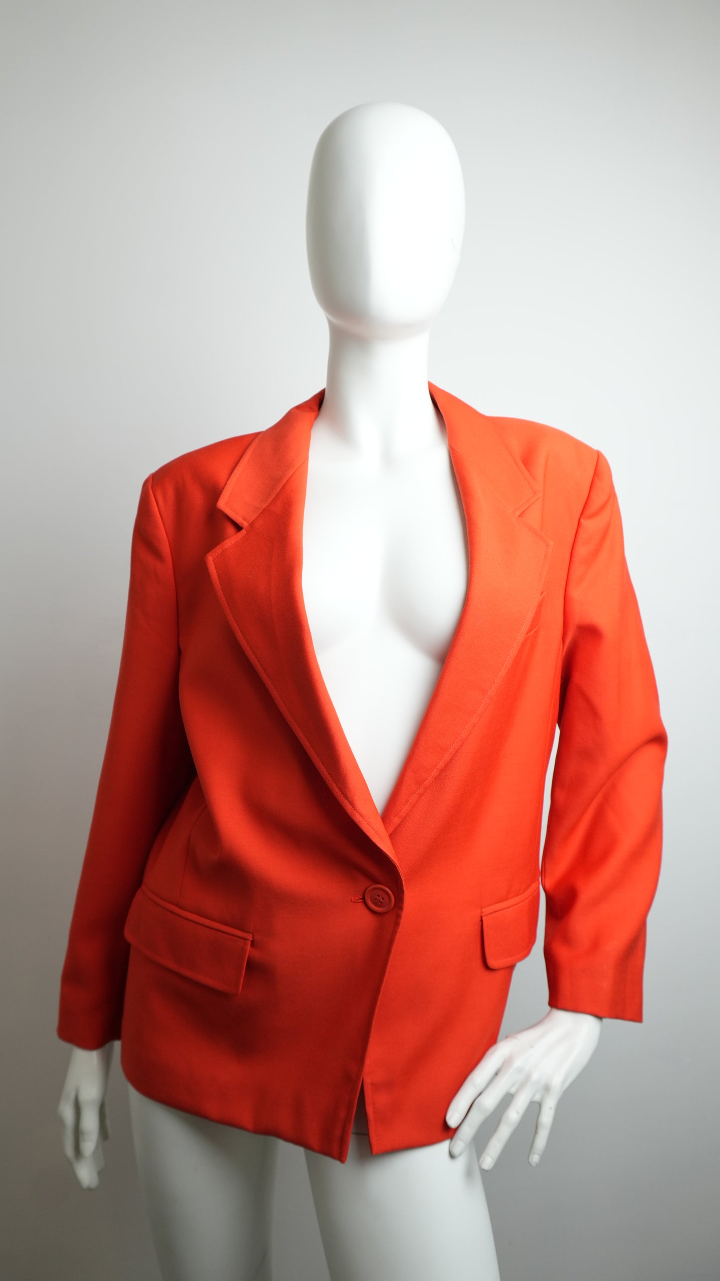 Blazer Marella Donna in Pura Lana Vergine - Arancione - Taglia M