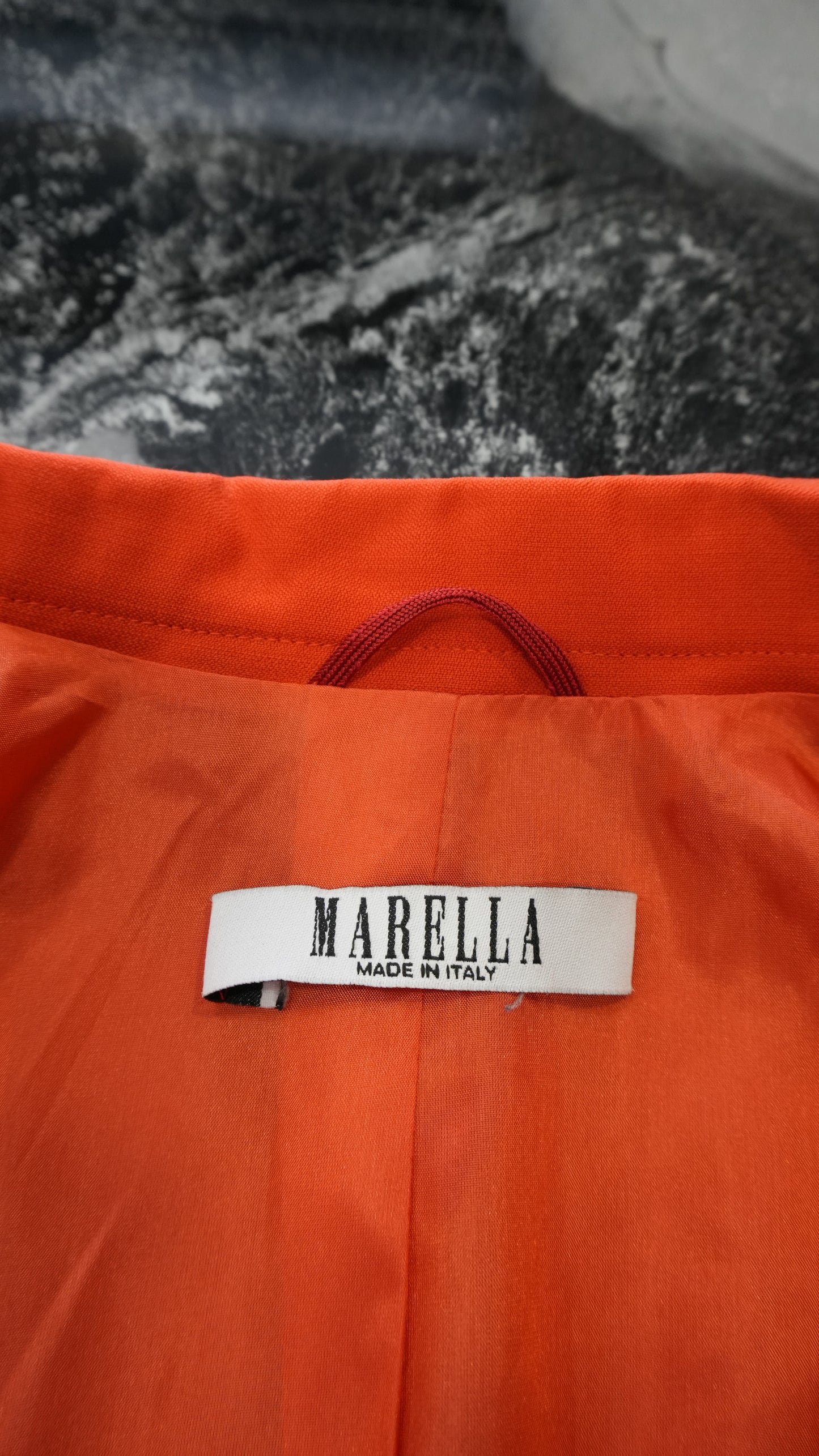 Blazer Marella Donna in Pura Lana Vergine - Arancione - Taglia M