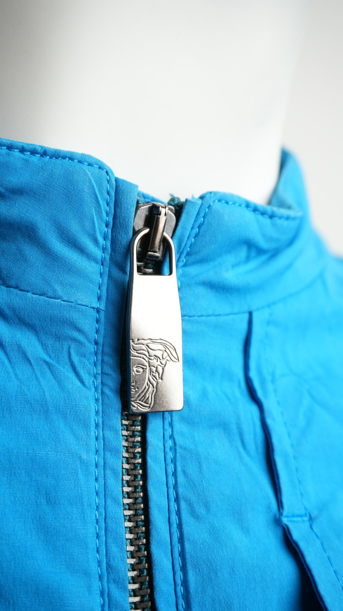 Giacca a Vento Versace Uomo - Blu - Taglia M