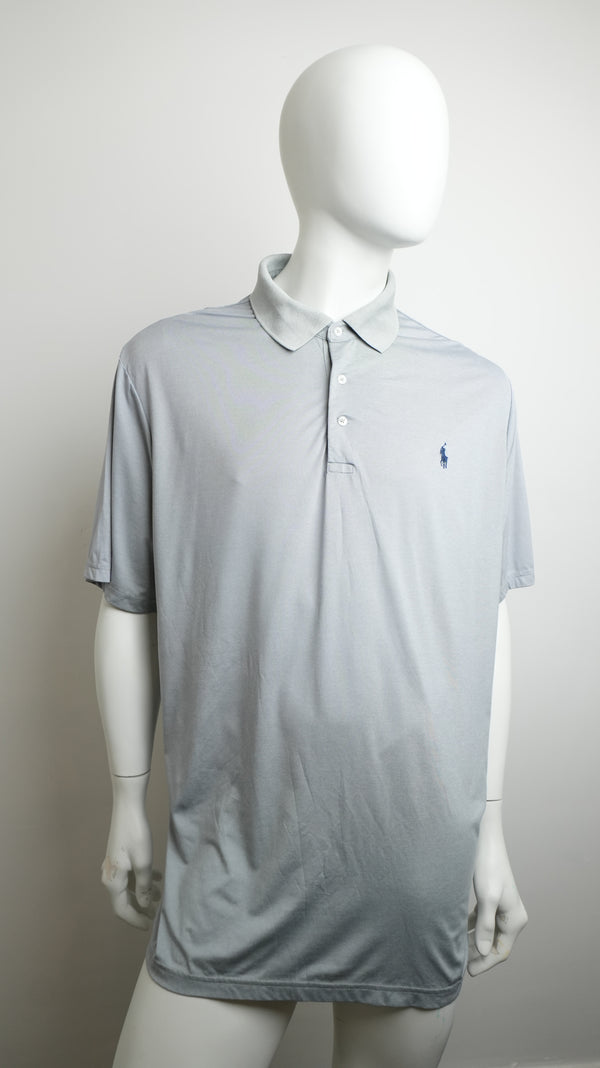 Polo Ralph Lauren Uomo Performance Classic Fit - Grigio Melange - Taglia XL