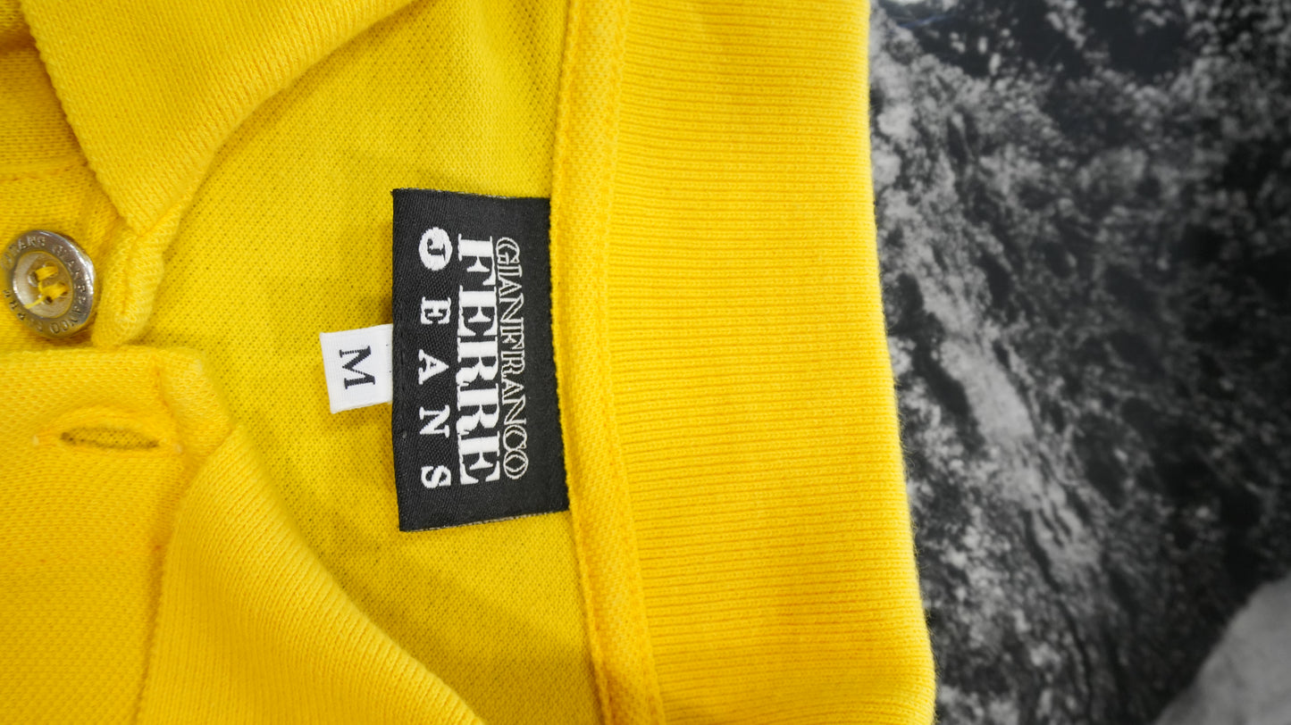 Polo Gianfranco Ferré Jeans Uomo - Giallo - Taglia M