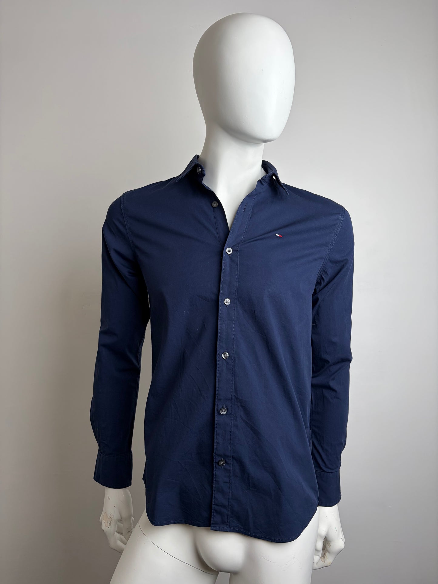 Camicia Tommy Hilfiger Slim Fit - Blu Notte - Taglia S