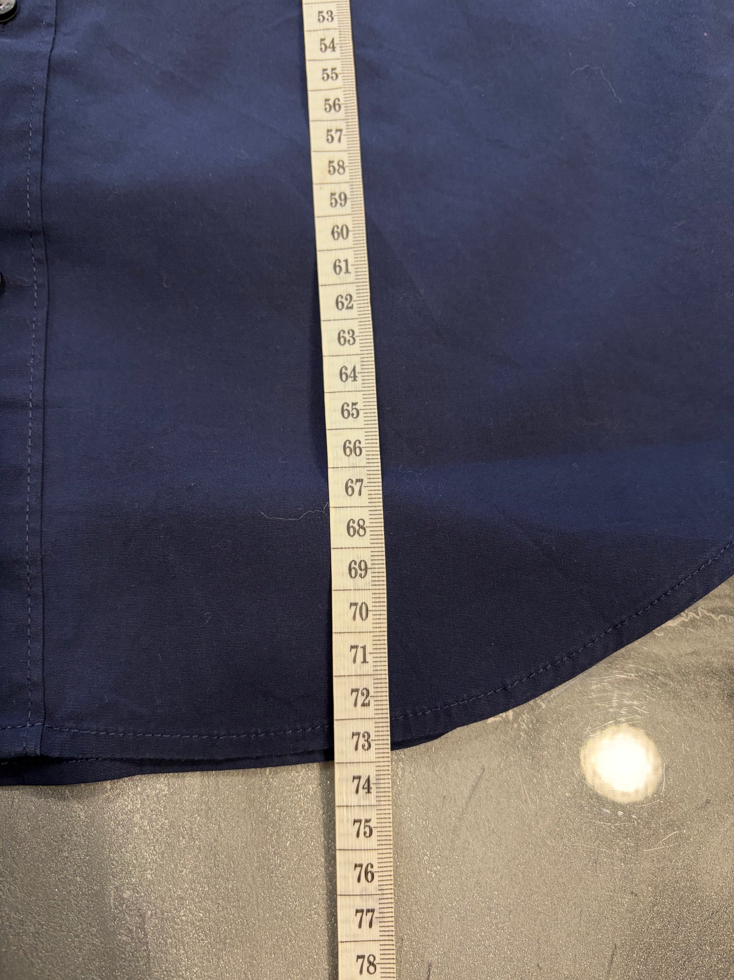 Camicia Tommy Hilfiger Slim Fit - Blu Notte - Taglia S