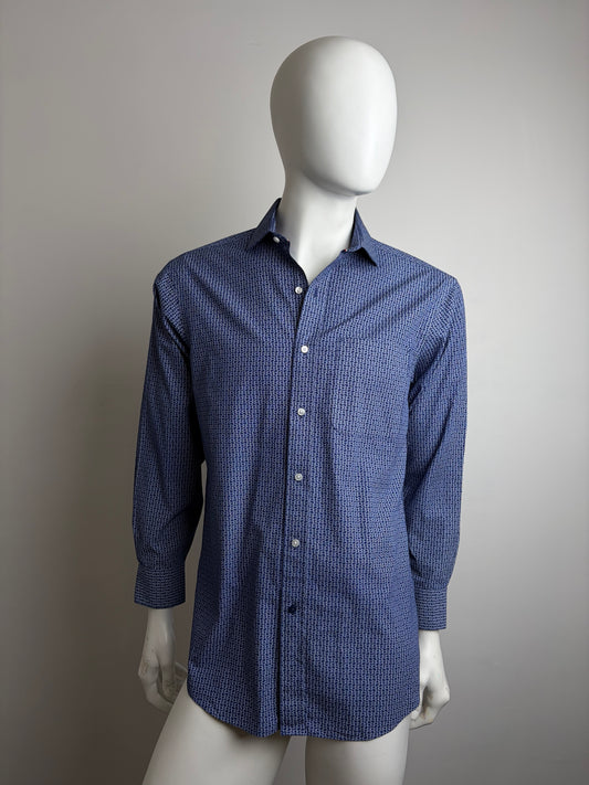 Camicia Tommy Hilfiger Regular Fit Non-Iron - Pattern Azzurro/Blu - Taglia M