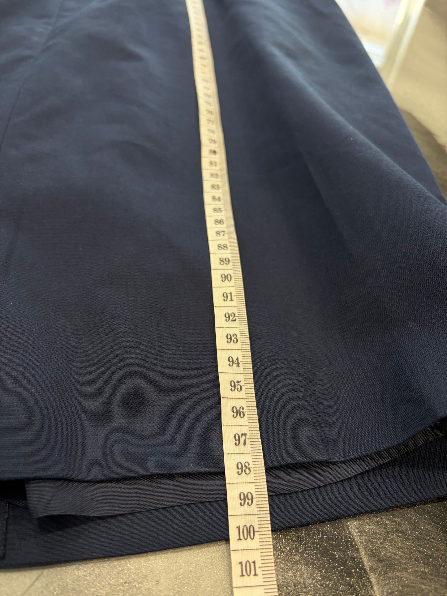 Abito Tubino Luisa Spagnoli Smanicato con Scollo a V - Blu Navy - Taglia L