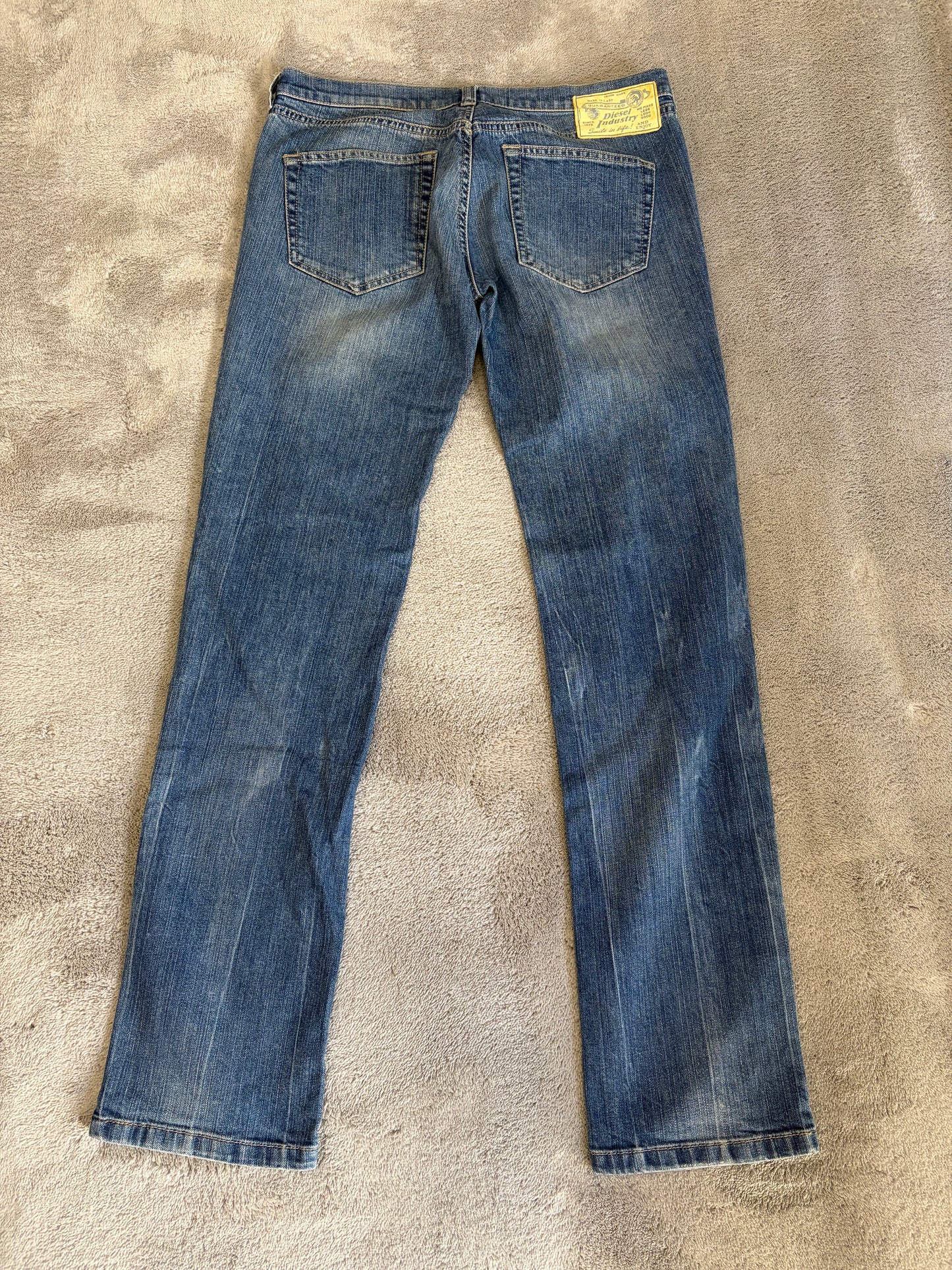 Jeans Diesel Doozy Bootcut Stretch - Lavaggio Medio Vintage - W32 L32 (Taglia L)