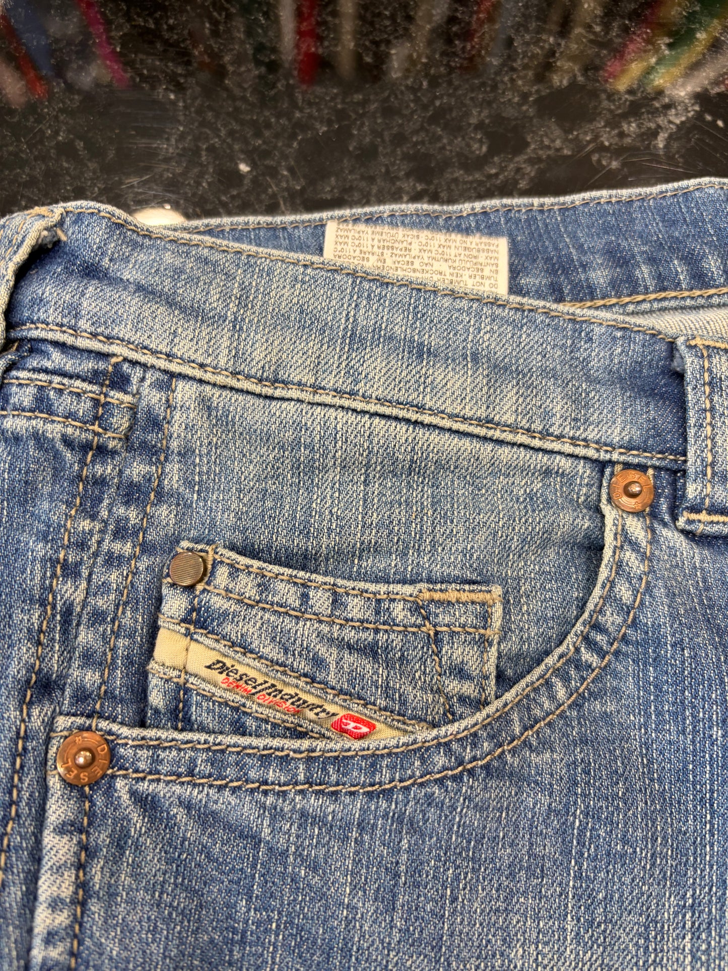 Jeans Diesel Doozy Bootcut Stretch - Lavaggio Medio Vintage - W32 L32 (Taglia L)