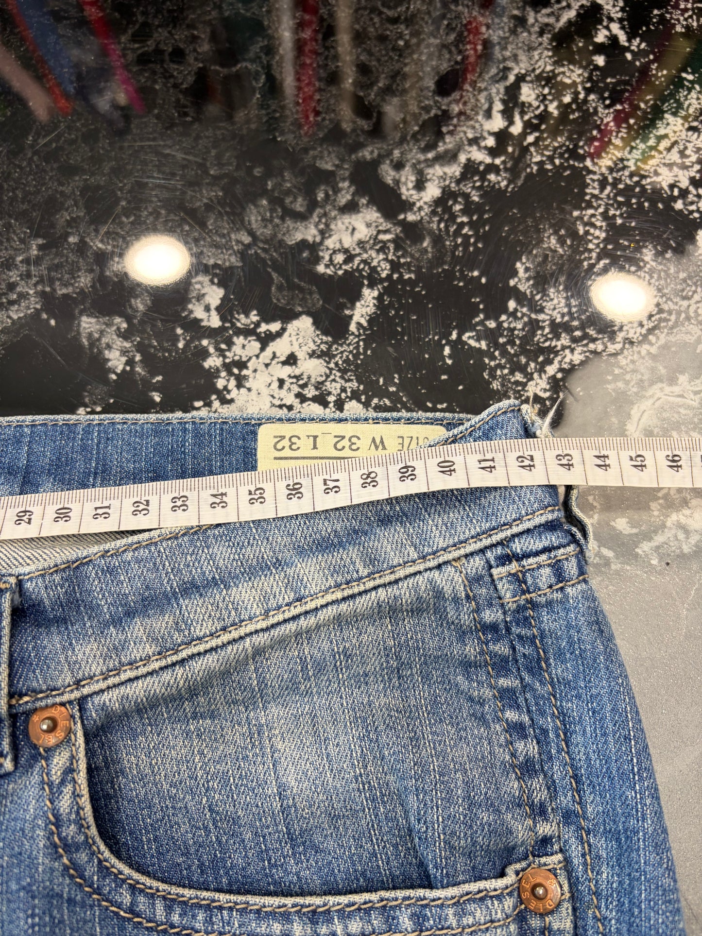 Jeans Diesel Doozy Bootcut Stretch - Lavaggio Medio Vintage - W32 L32 (Taglia L)