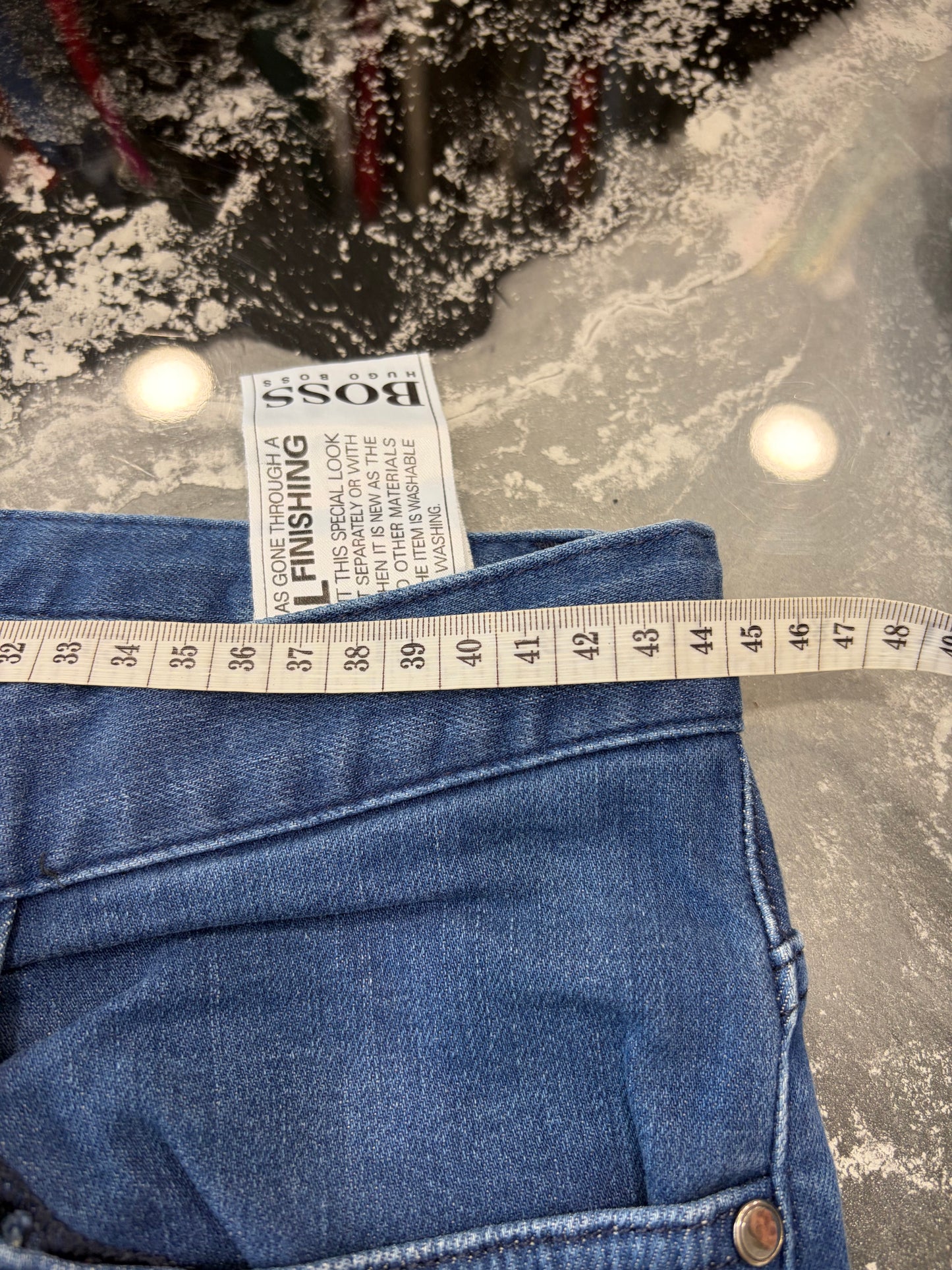 Jeans BOSS Hugo Boss Regular Fit - Lavaggio Blu Medio Stretch - W32 L34 (Taglia M)