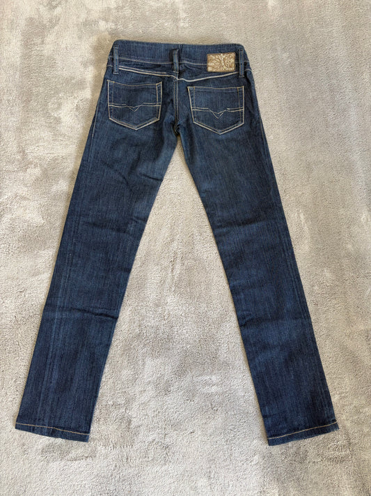 Jeans Diesel Matic Slim Straight Stretch - Blu Scuro Intenso - W26 L34 (Taglia S)