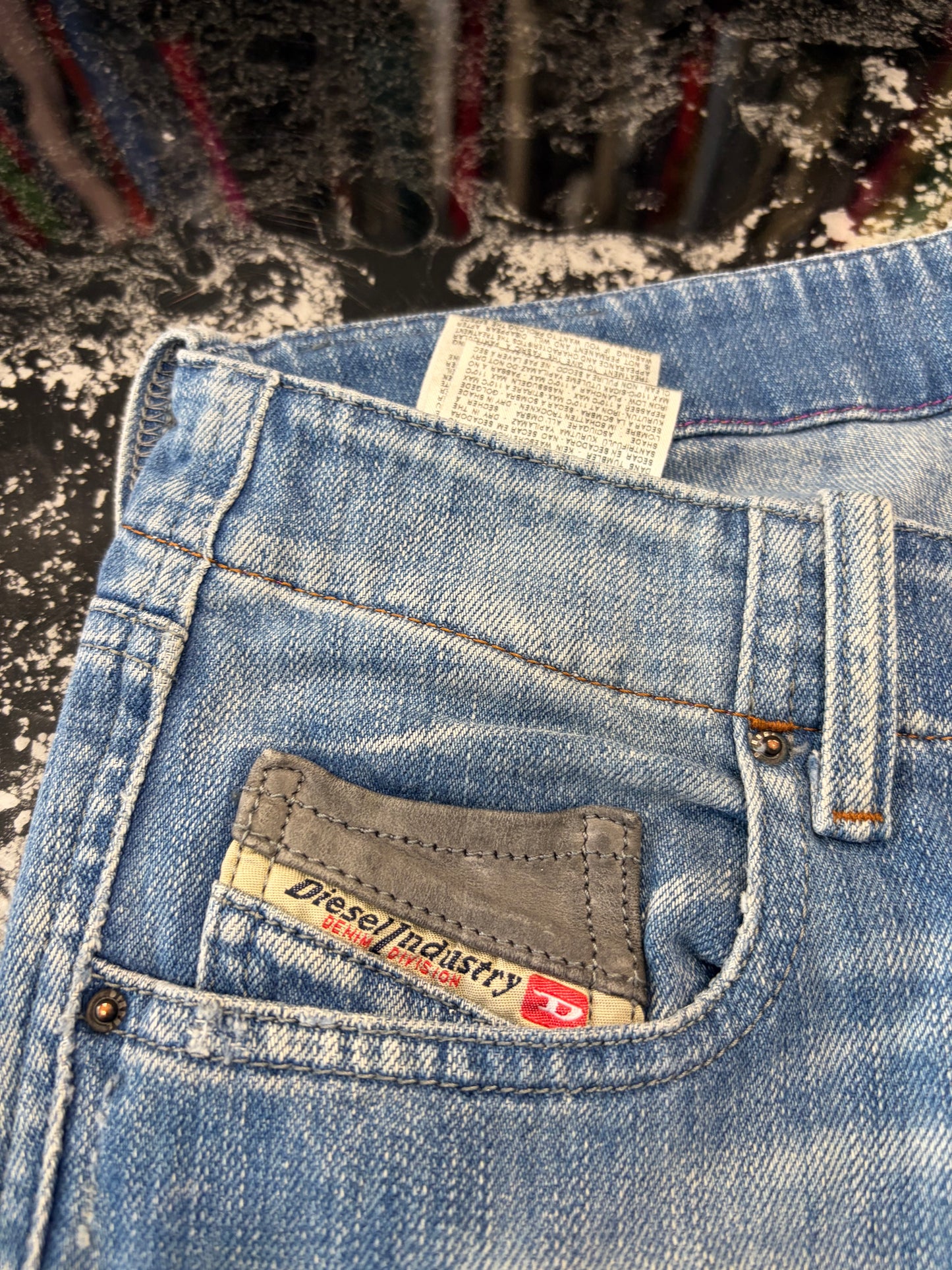 Jeans Diesel Grupee Super Slim-Skinny Stretch - Azzurro Chiaro - W24 L32 (Taglia XS)