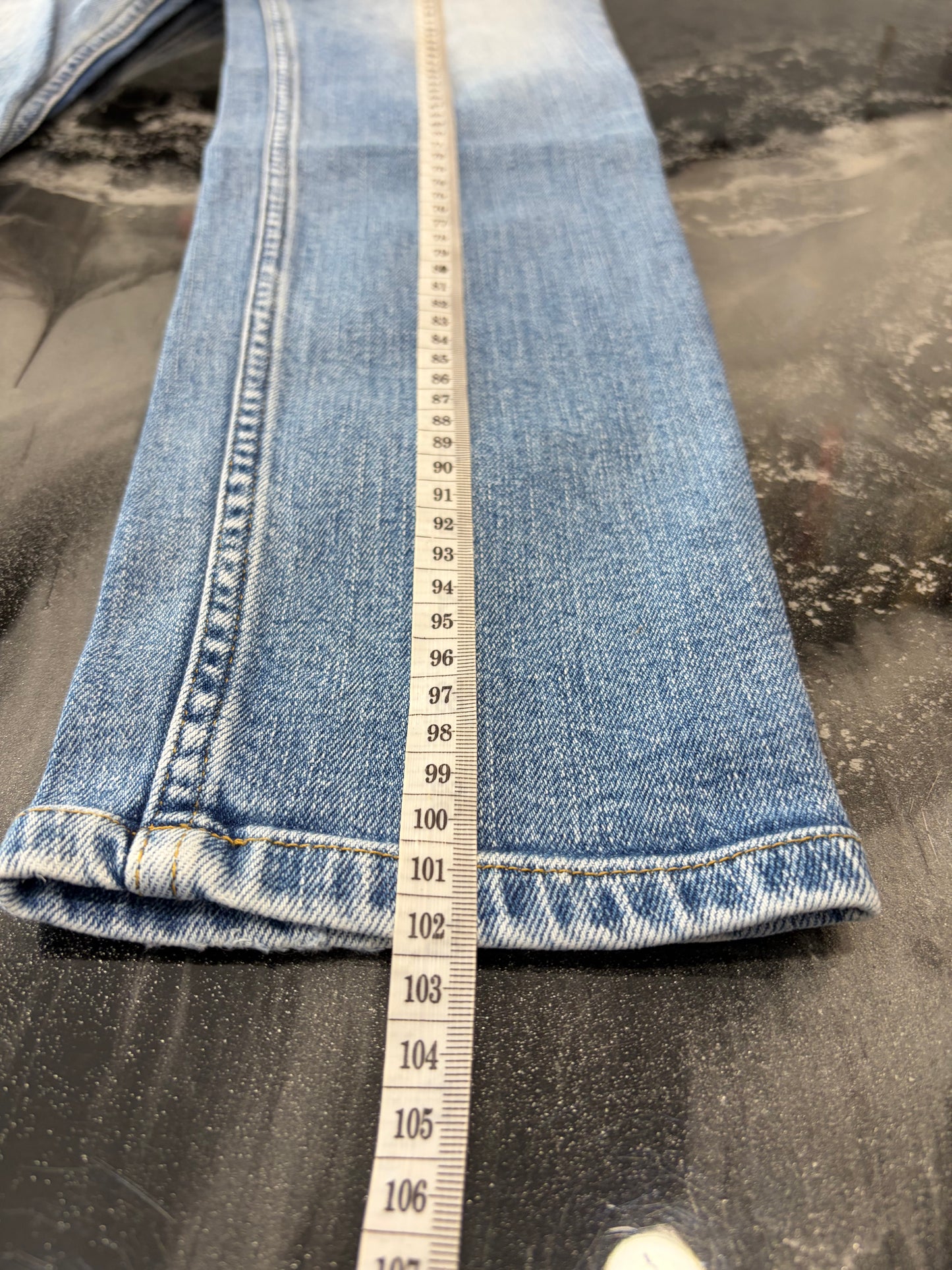 Jeans Calvin Klein Jeans Slim Straight Stretch - Lavaggio Azzurro Chiaro - W30 L32 (Taglia M