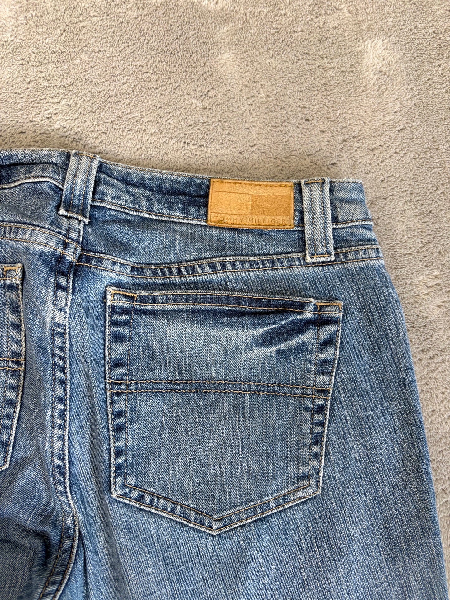 Jeans Tommy Hilfiger Low Rise Boot - Lavaggio Medio Stretch - Taglia M (US 06)