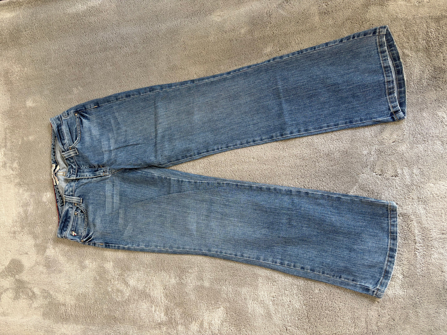 Jeans Tommy Hilfiger Low Rise Boot - Lavaggio Medio Stretch - Taglia M (US 06)