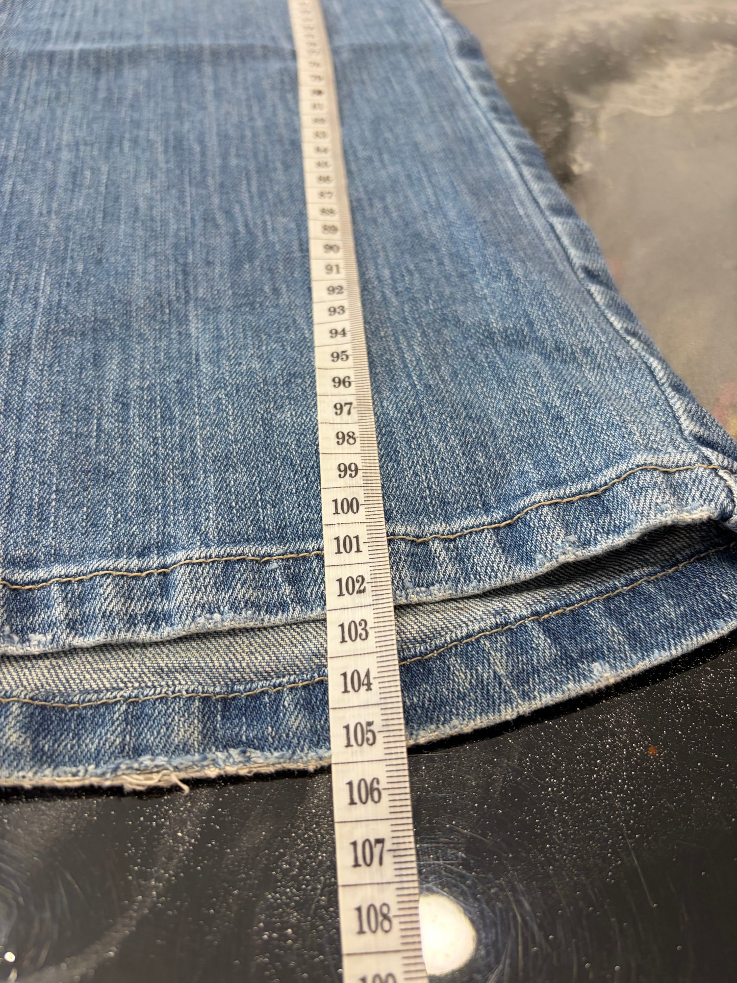 Jeans Tommy Hilfiger Low Rise Boot - Lavaggio Medio Stretch - Taglia M (US 06)