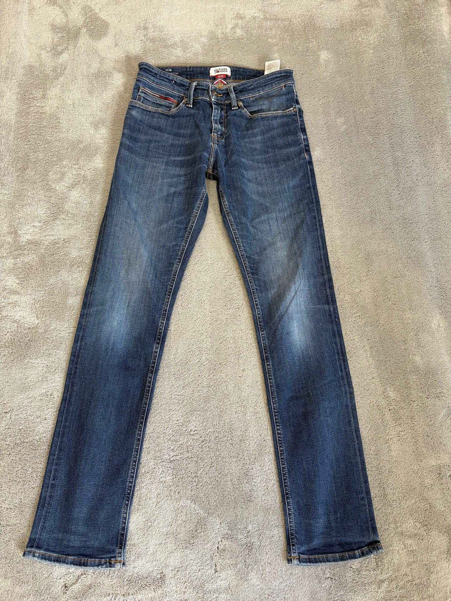 Jeans Hilfiger Denim Scanton Slim Stretch - Lavaggio Blu Scuro - W29 L32