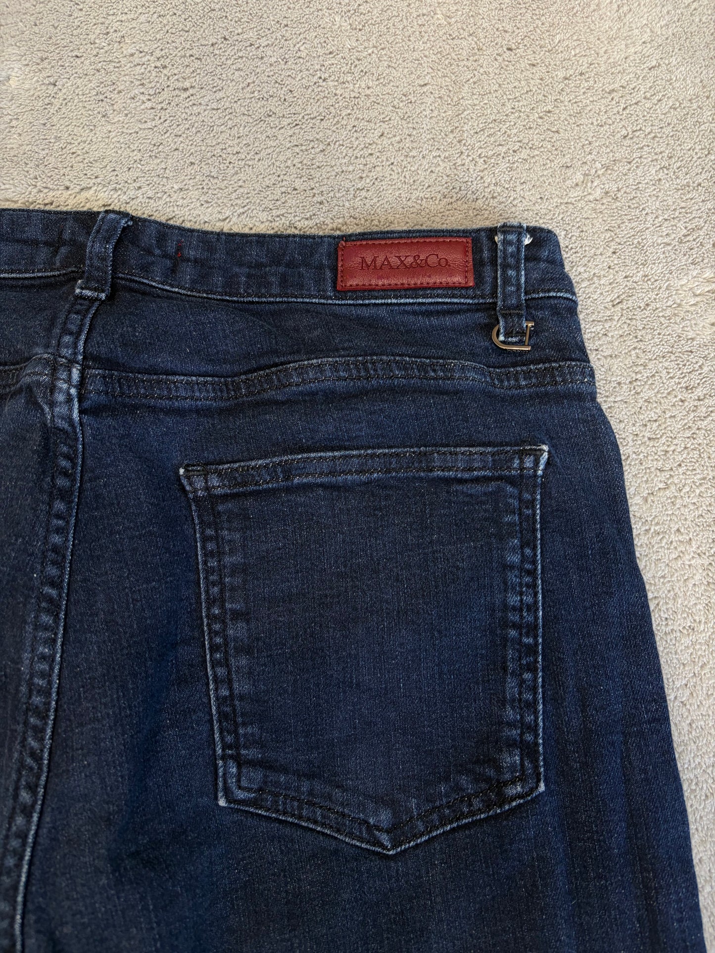 Jeans MAX&Co. Straight Leg Stretch - Blu Scuro Intenso - Taglia M