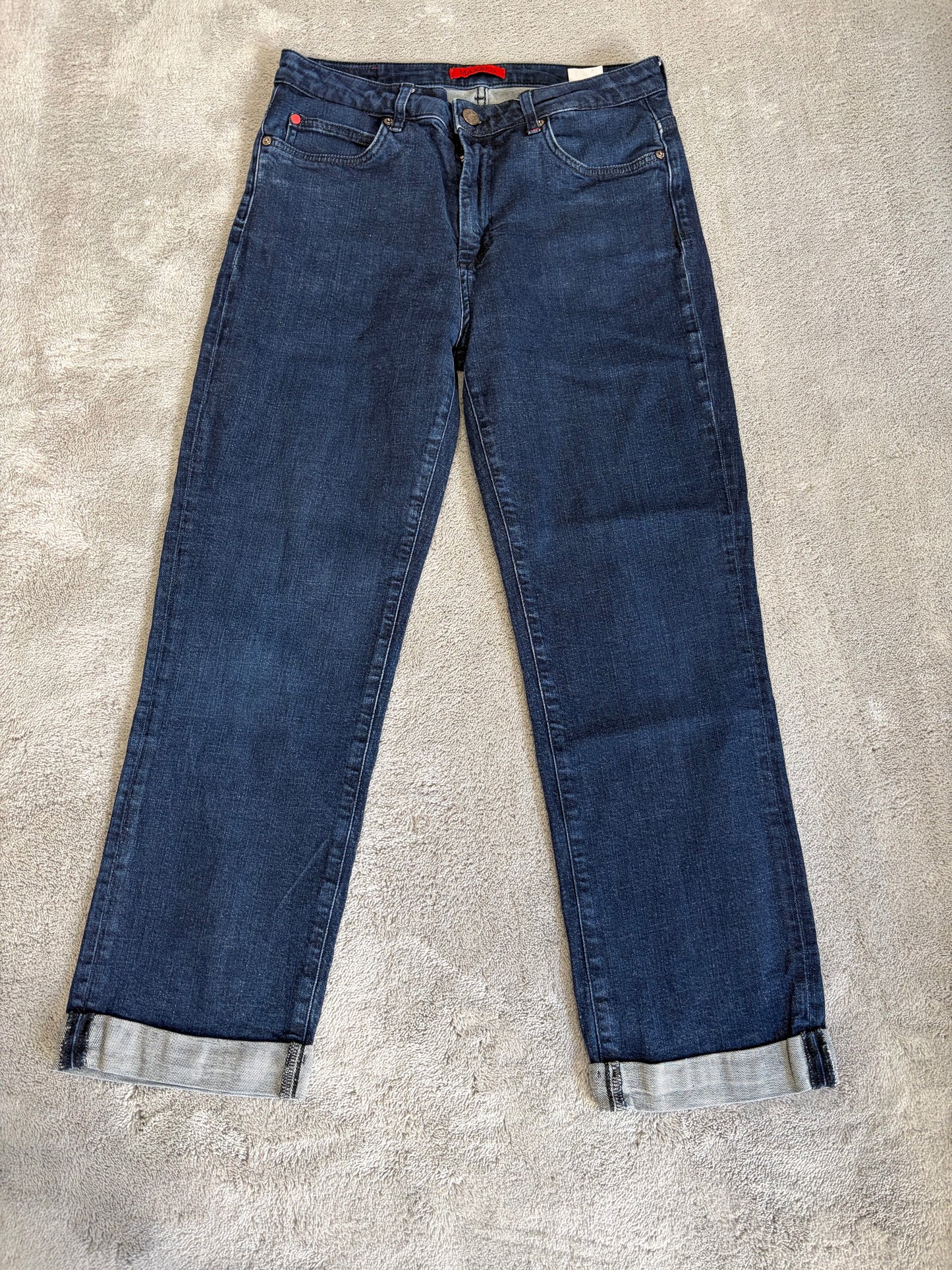 Jeans MAX&Co. Straight Leg Stretch - Blu Scuro Intenso - Taglia M