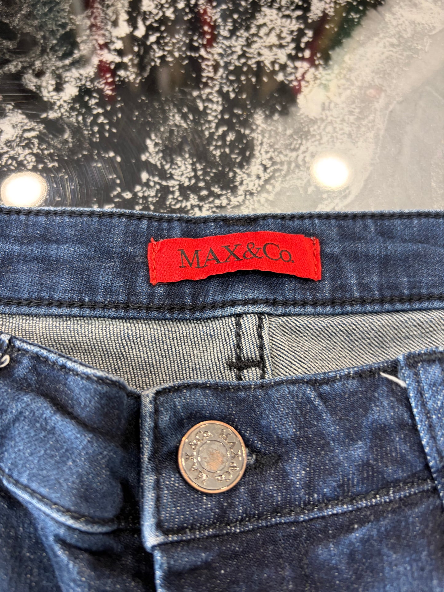 Jeans MAX&Co. Straight Leg Stretch - Blu Scuro Intenso - Taglia M