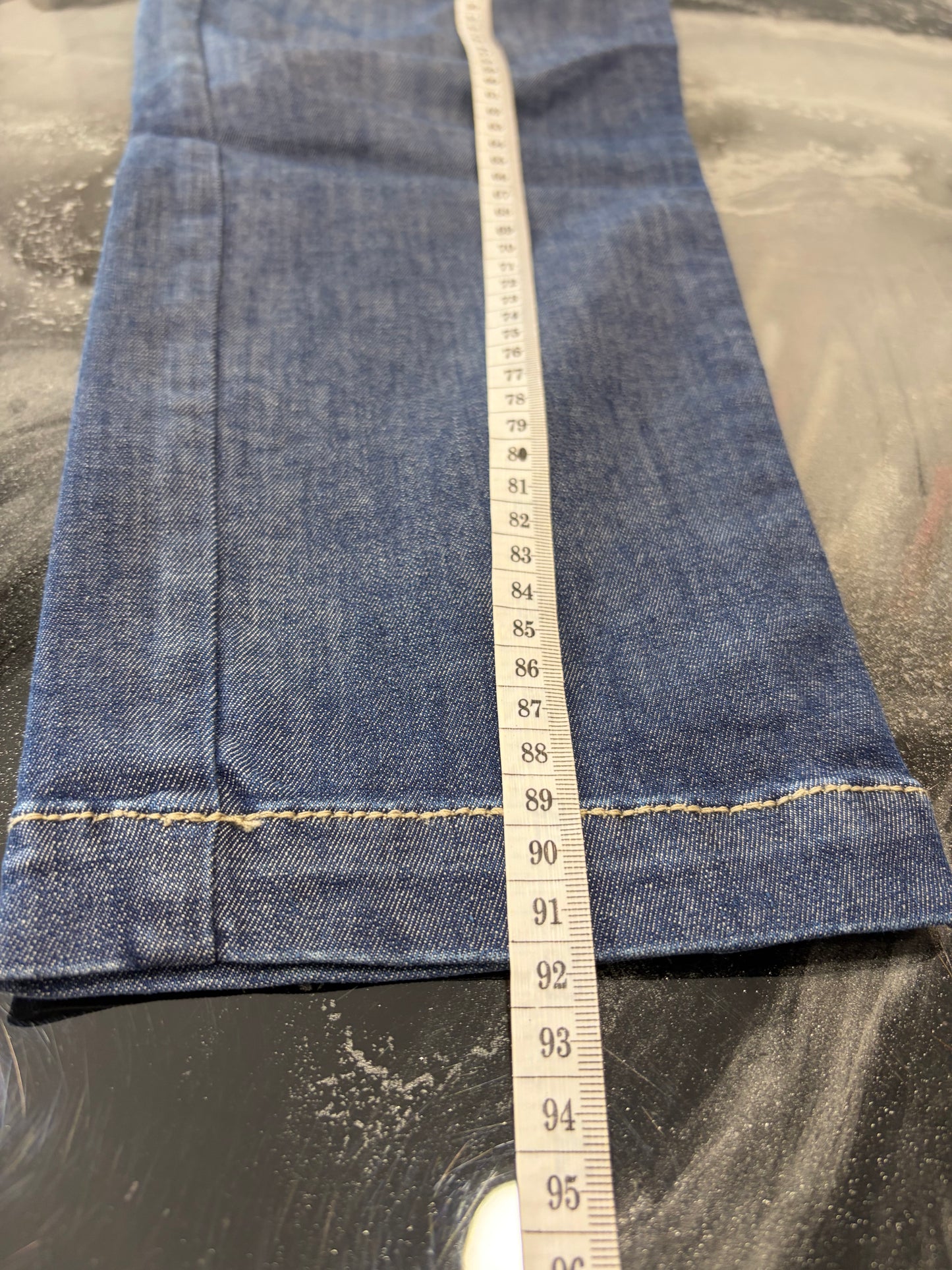 Jeans Jacob Cohën Slim Straight Capri - Lavaggio Scuro Pregiato - W27 (Taglia S)