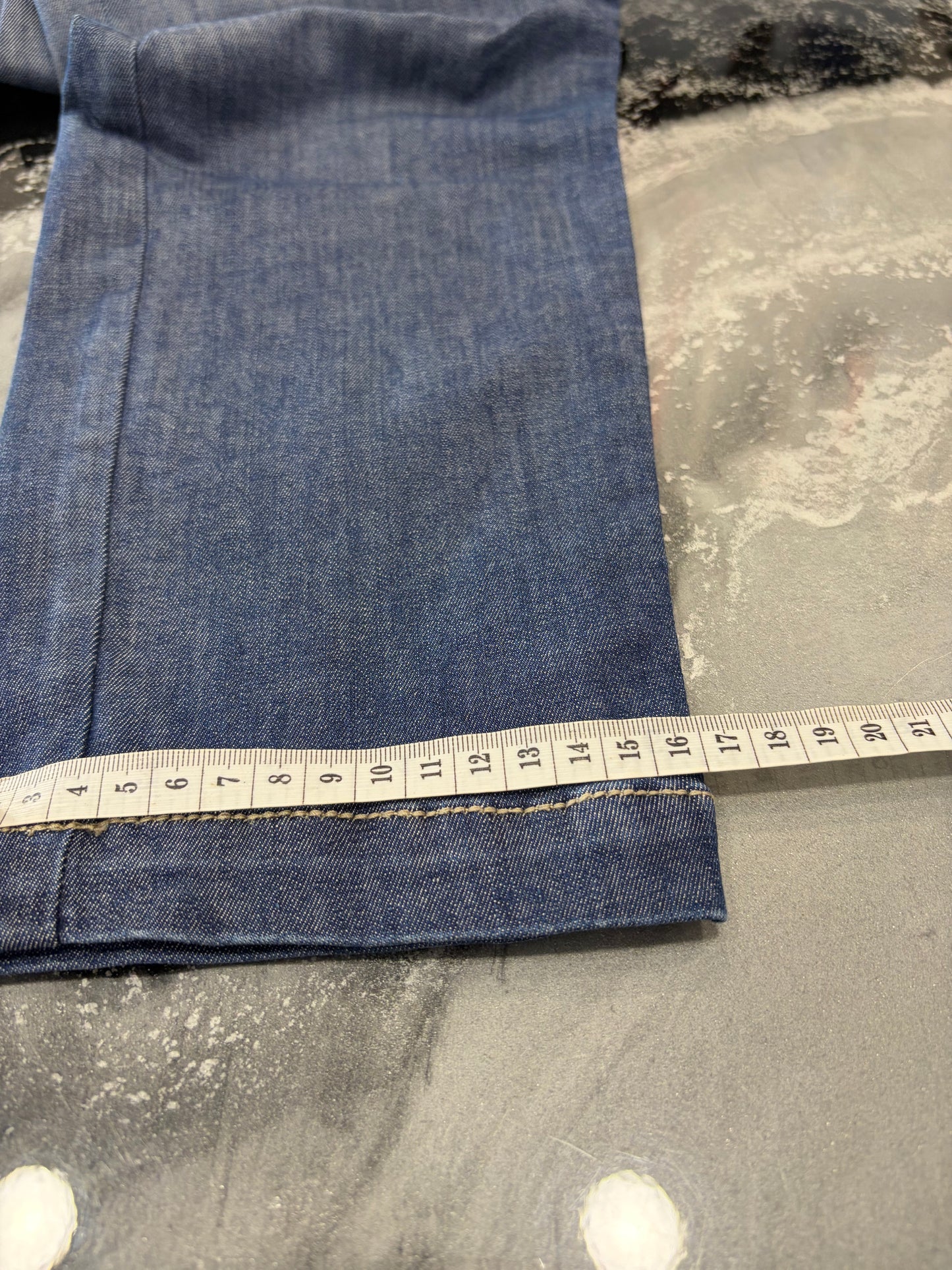 Jeans Jacob Cohën Slim Straight Capri - Lavaggio Scuro Pregiato - W27 (Taglia S)