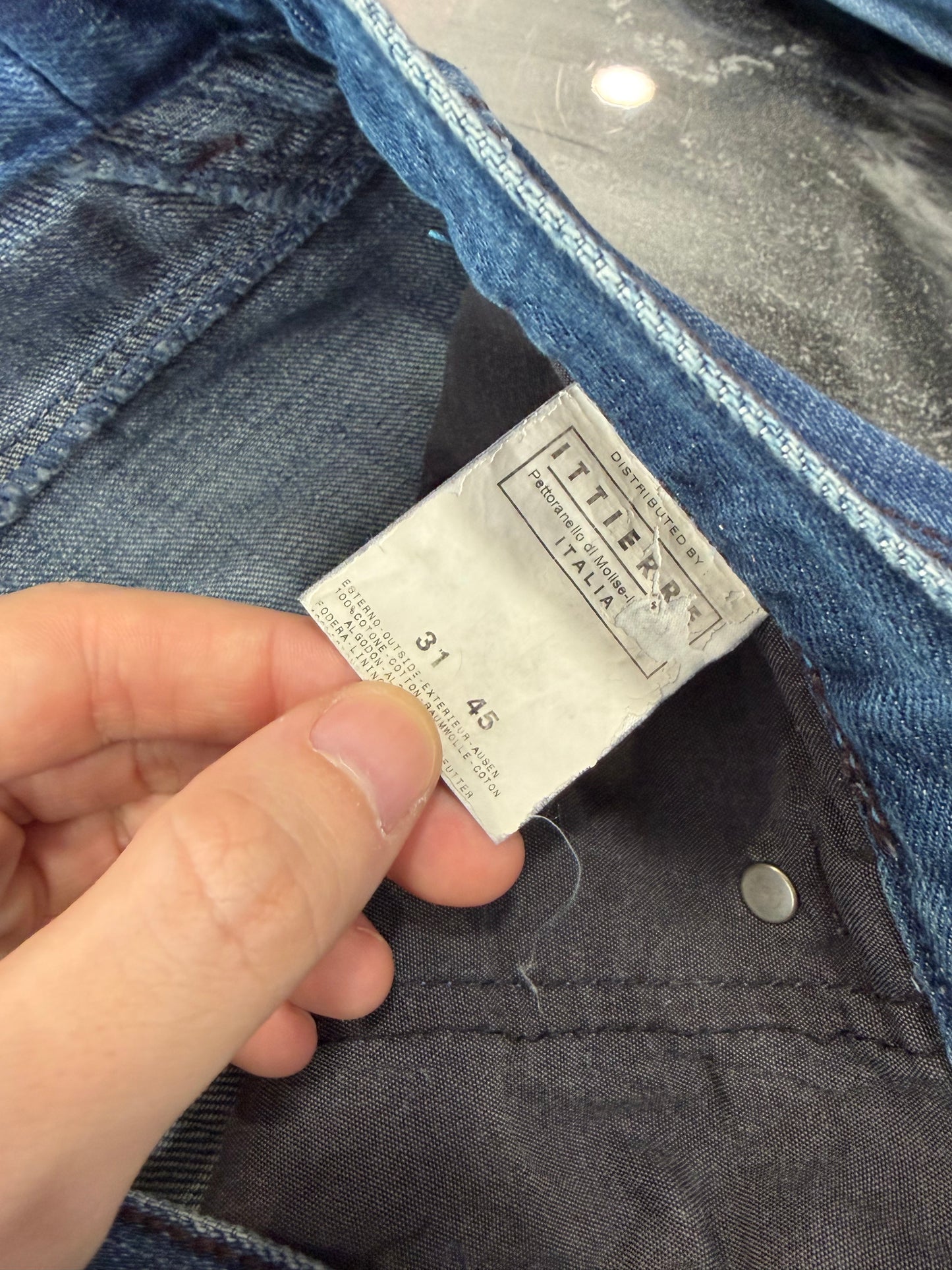 Jeans Gianfranco Ferré Uomo Regular Straight - Lavaggio Blu Scuro - W31 (Taglia M)