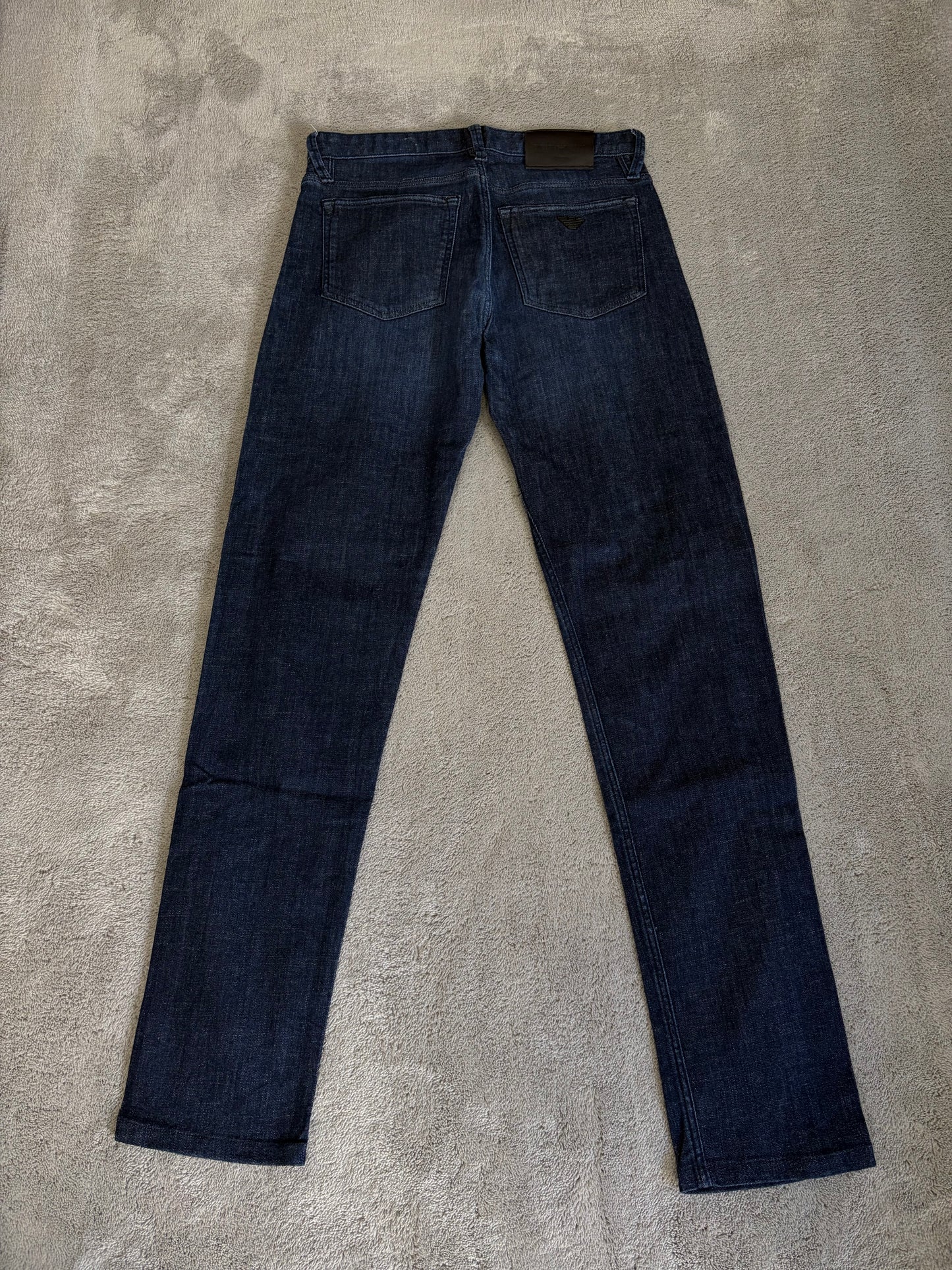Jeans Emporio Armani Uomo Slim Fit - Lavaggio Blu Scuro Intenso - W29