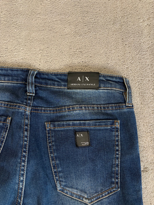 Jeans Armani Exchange J01 Super Skinny Stretch - Lavaggio Medio Vintage - W27 (Taglia S)