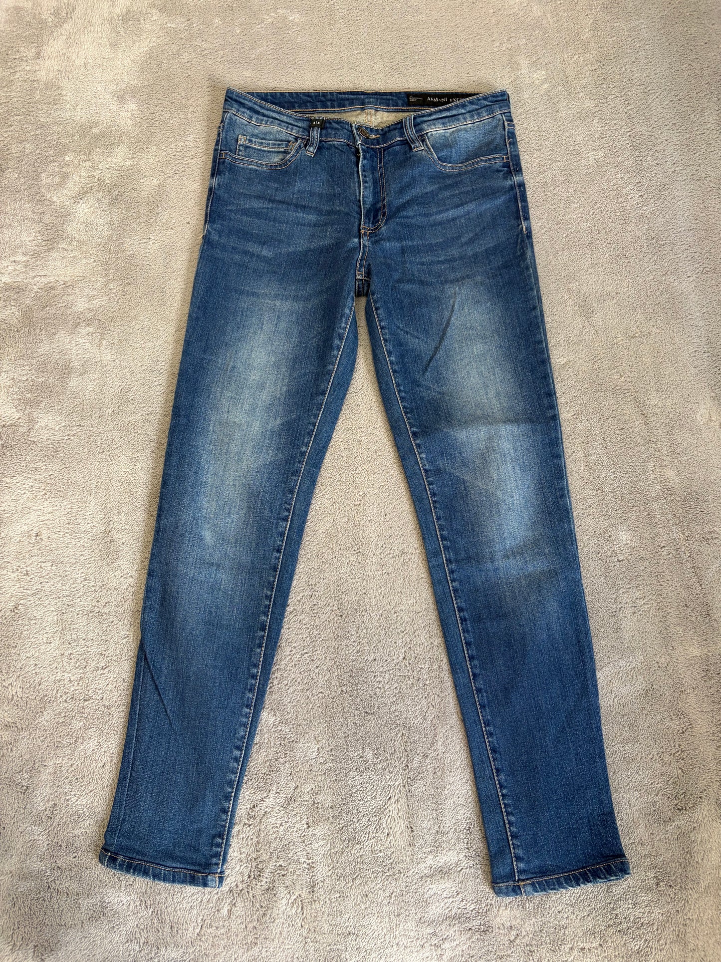 Jeans Armani Exchange J01 Super Skinny Stretch - Lavaggio Medio Vintage - W27 (Taglia S)