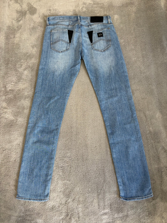 Jeans Armani Exchange J13 Slim Fit Stretch - Lavaggio Azzurro Chiaro - W30
